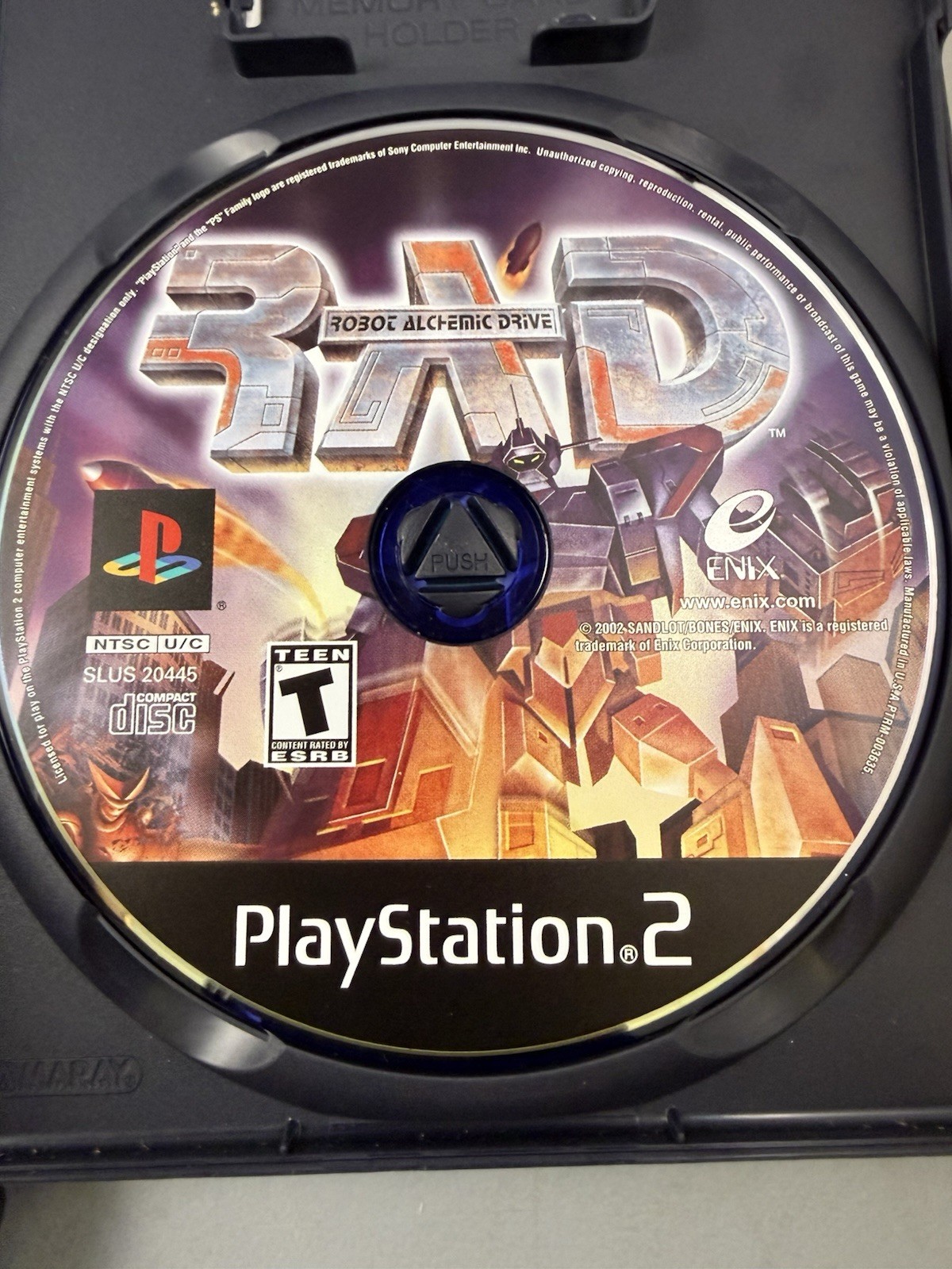 RAD Robot Alchemic Drive – PS2 – CIB Complete w / Registration MINT Fast Shippin