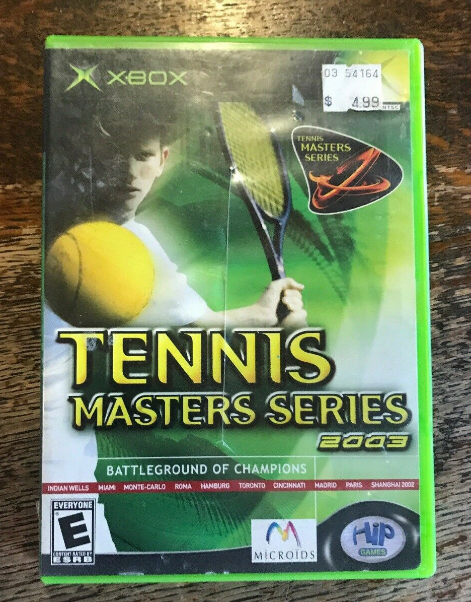 Tennis Masters Series 2003 (Microsoft Xbox, 2003)-Complete