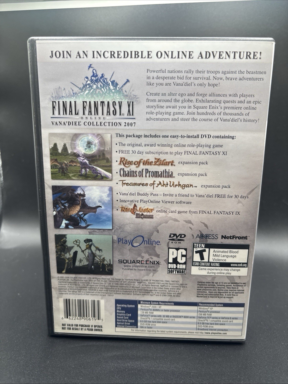 FINAL FANTASY XI VANA’DIEL COLLECTION (WINDOWS 2000/XP, PC, 2007)