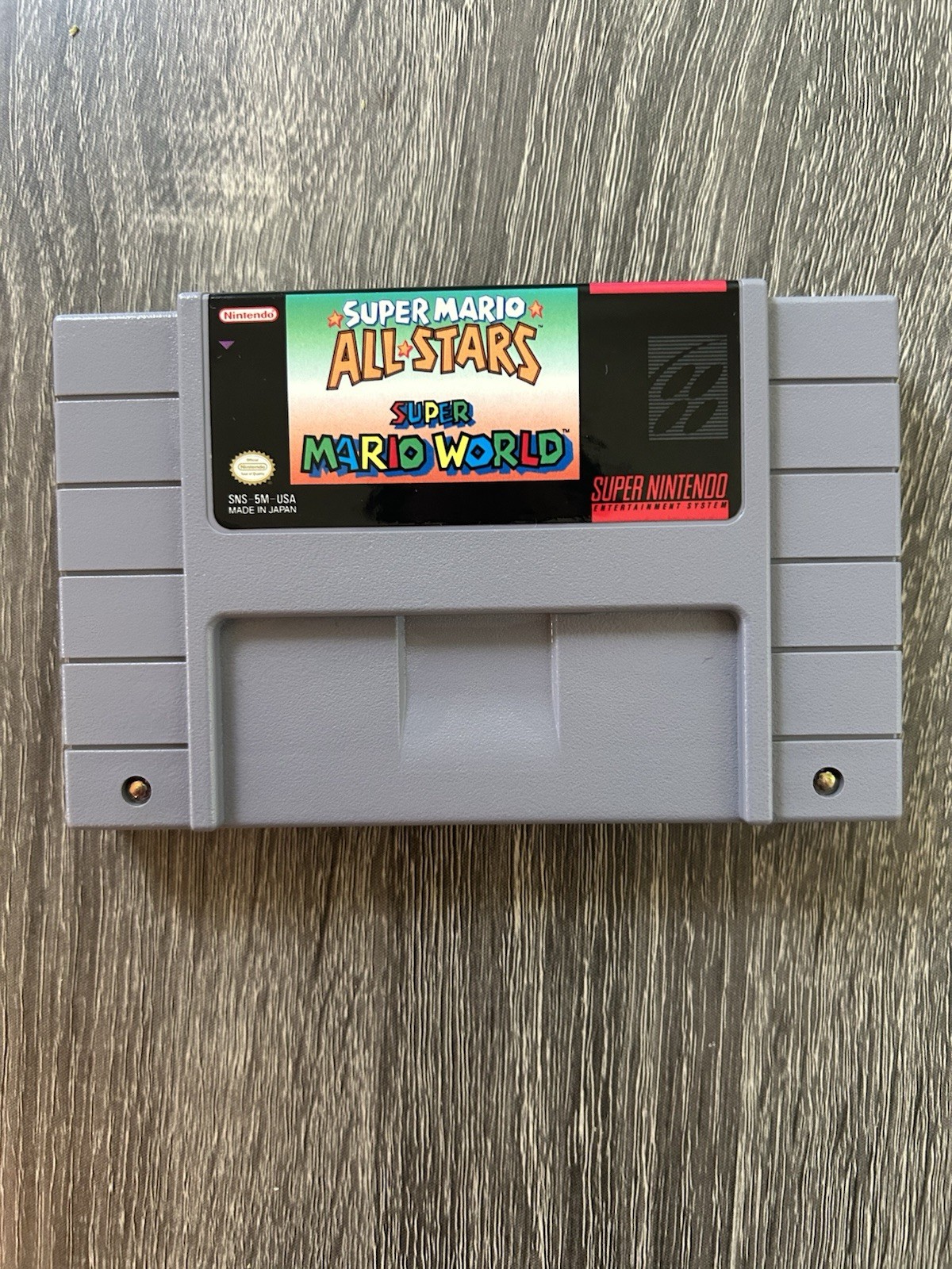 Super Mario All-Stars + Super Mario World (SNES) Authentic OEM – Clean & Tested