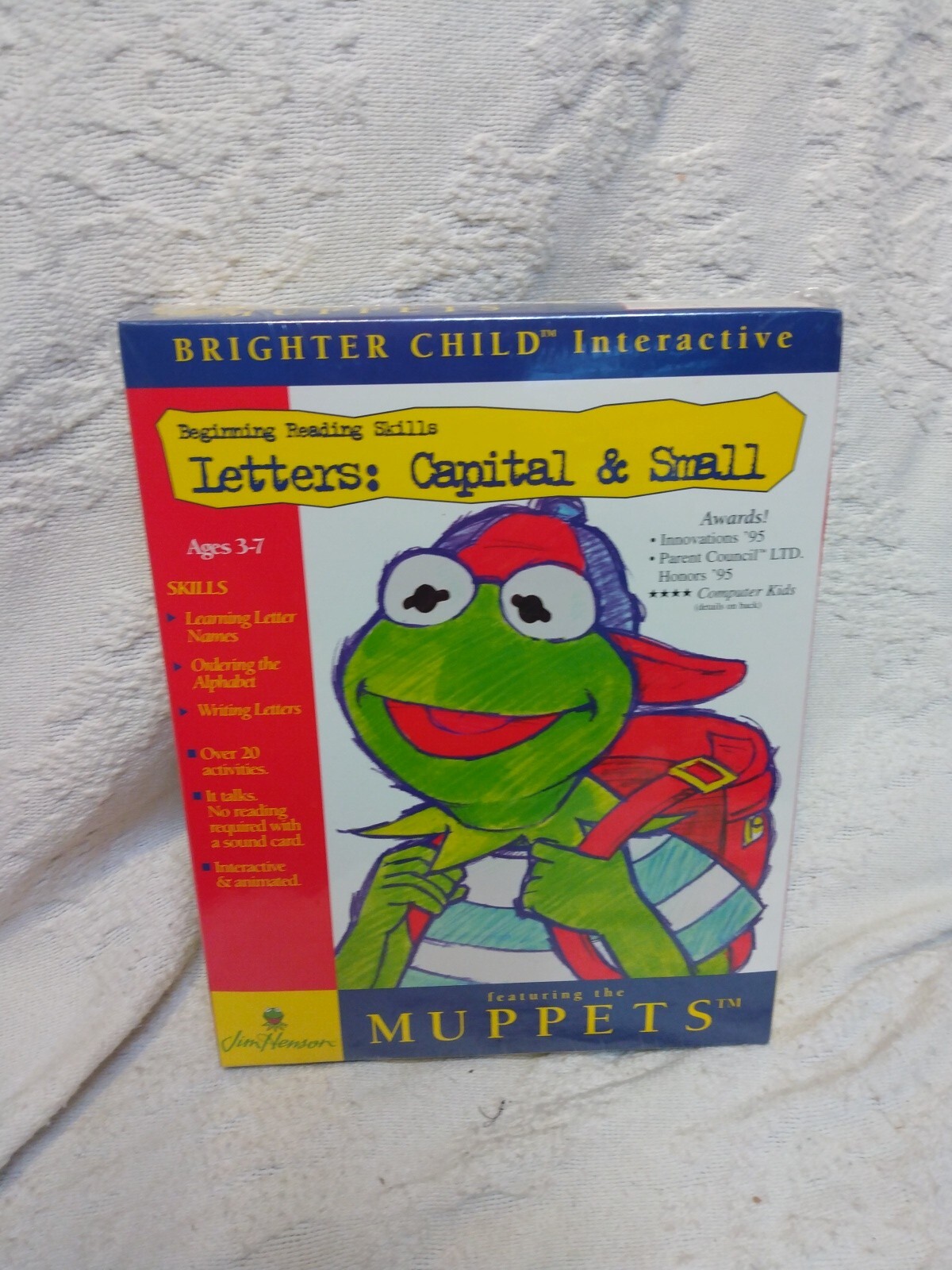 NEW Brighter Child Interactive PC Game Jim Henson Muppets Kindergarten Ages 3-7