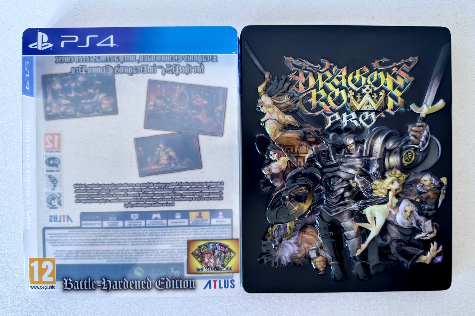Dragon’s Crown Pro Battle Hardened Edition Inc Skill Cards + Sleeve PS4 Like New