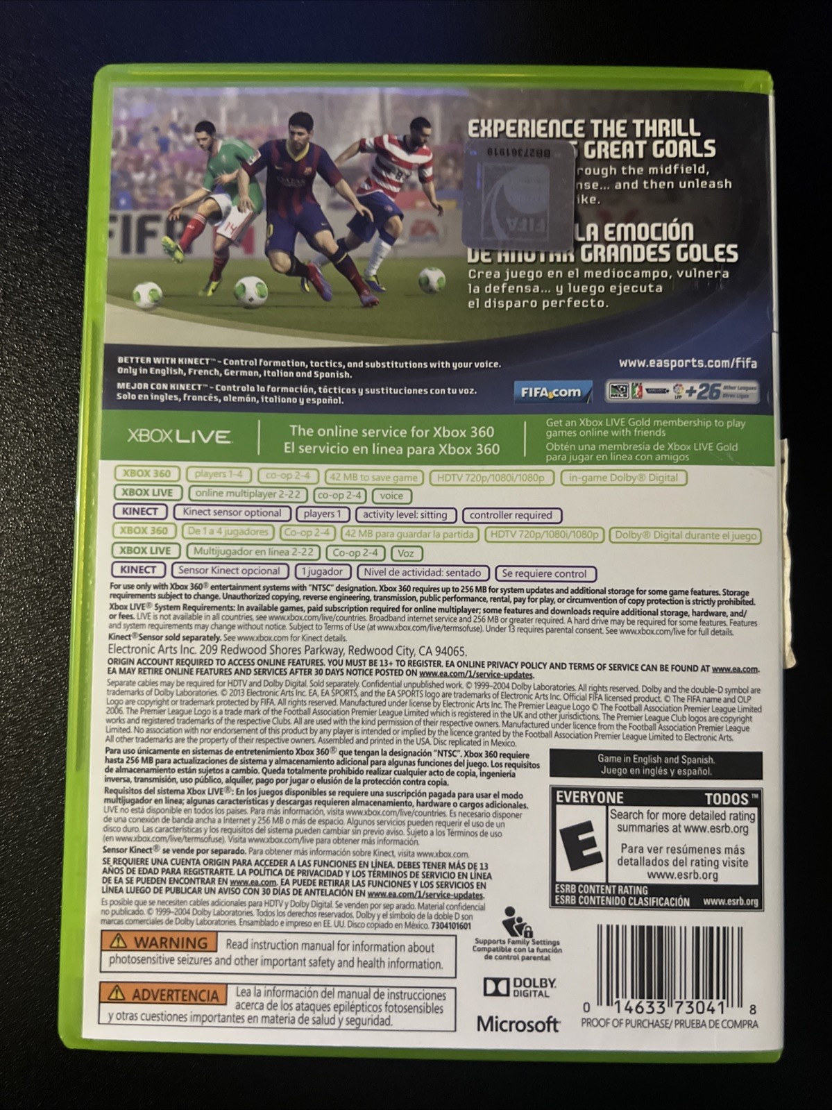 FIFA 14 (Microsoft Xbox 360, 2013)