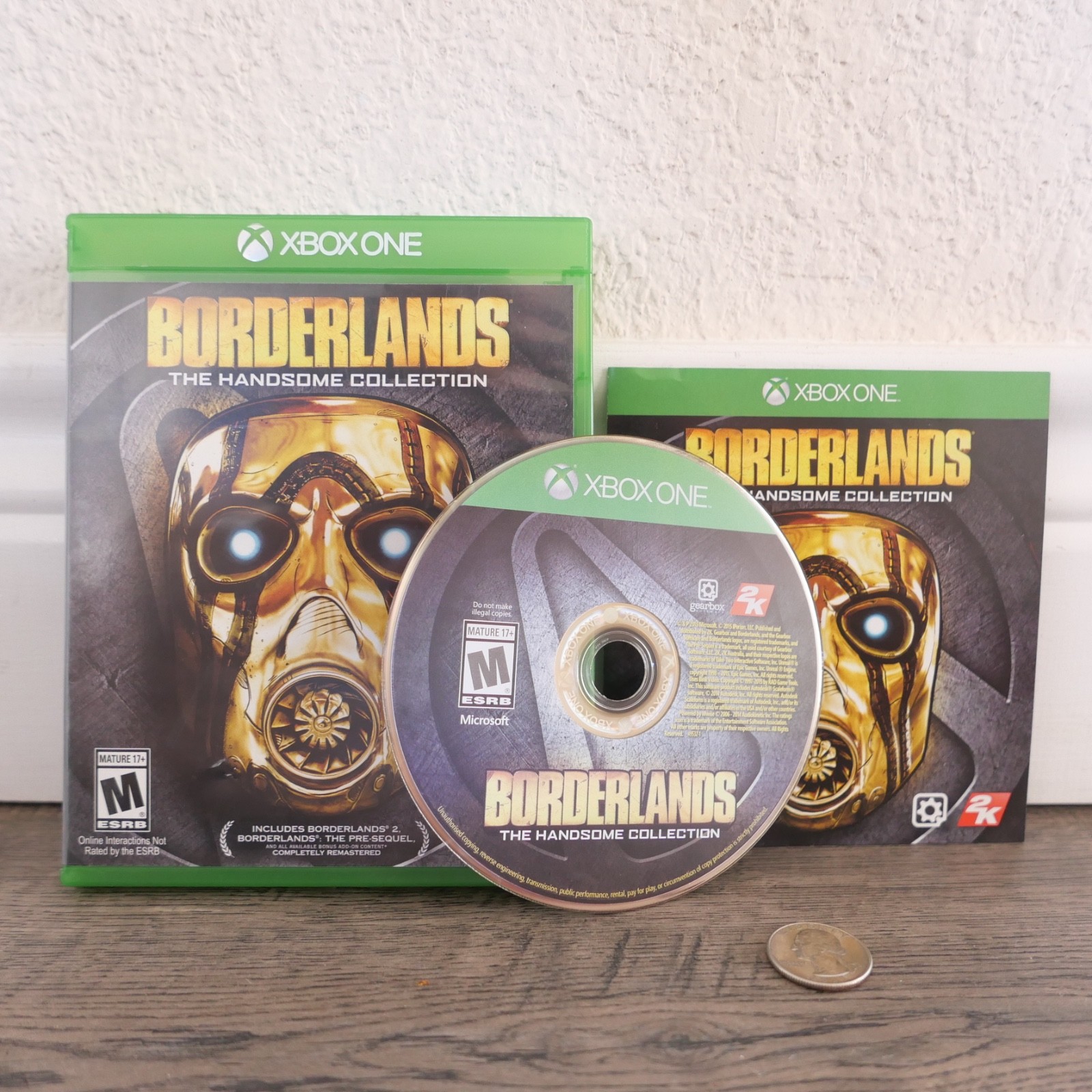 Borderlands: The Handsome Collection (Microsoft Xbox One, 2015) CIB Complete