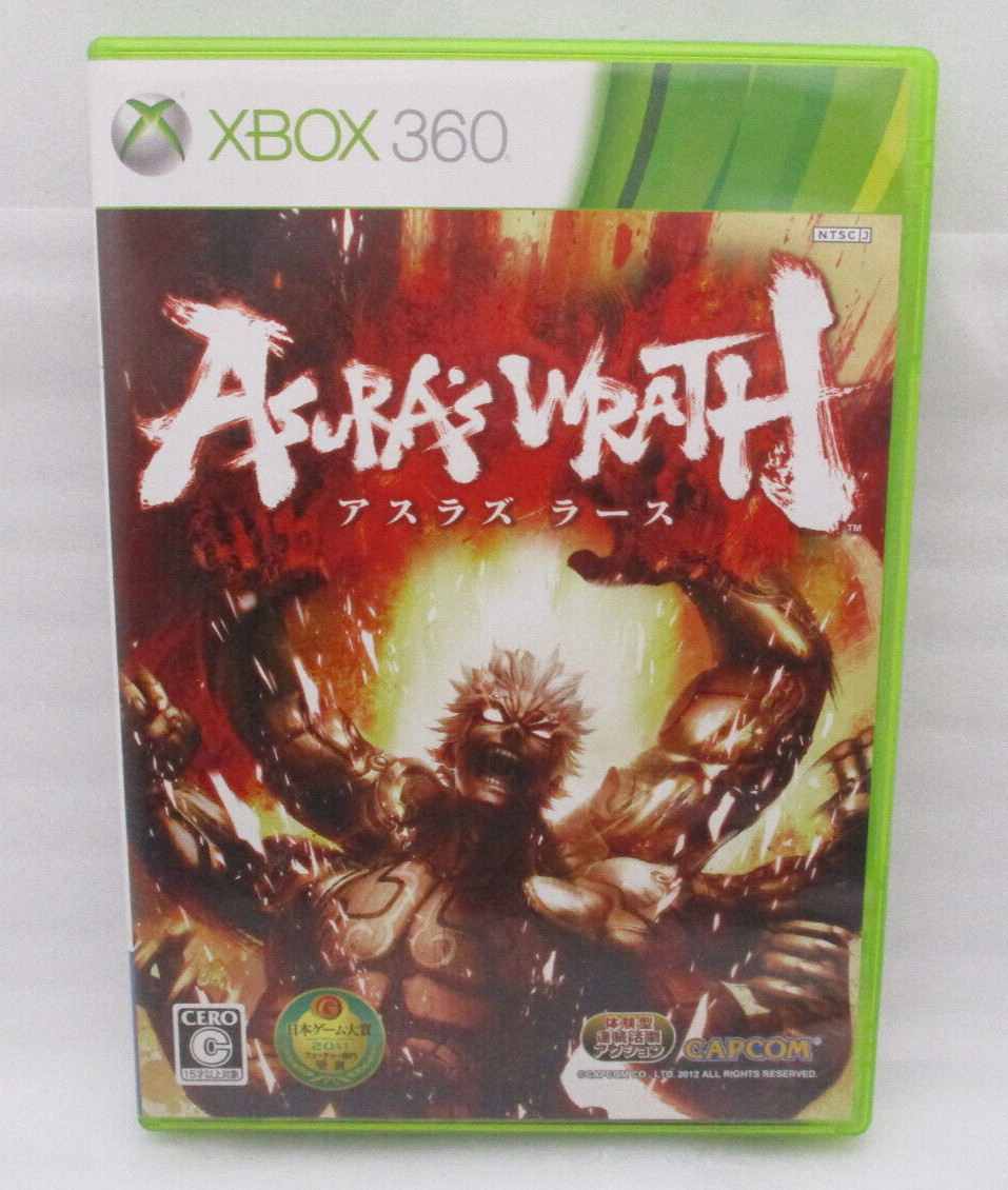 XBOX360 ASURA’S WRATH Japan import JES1-00211 CAPCOM XBOX 360