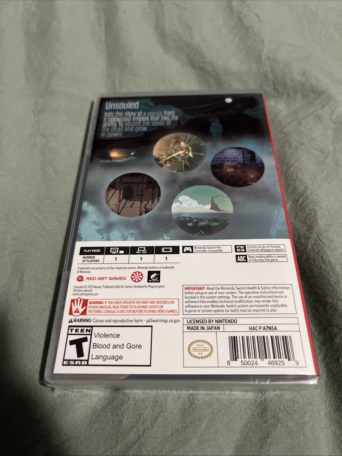 Unsouled for Nintendo Switch Sealed