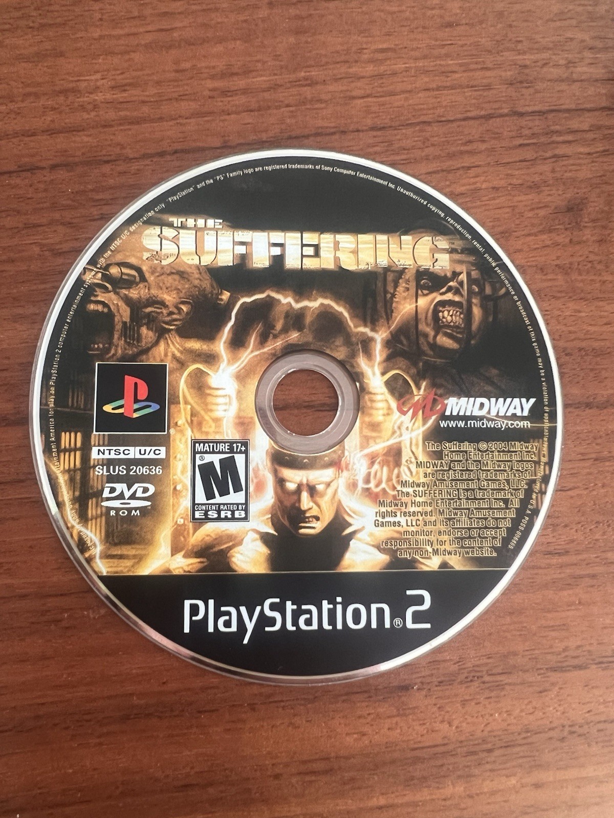 The Suffering (PS2, Playstation 2, 2004) Disc Only Tested – Ships Fast 🔥🔥