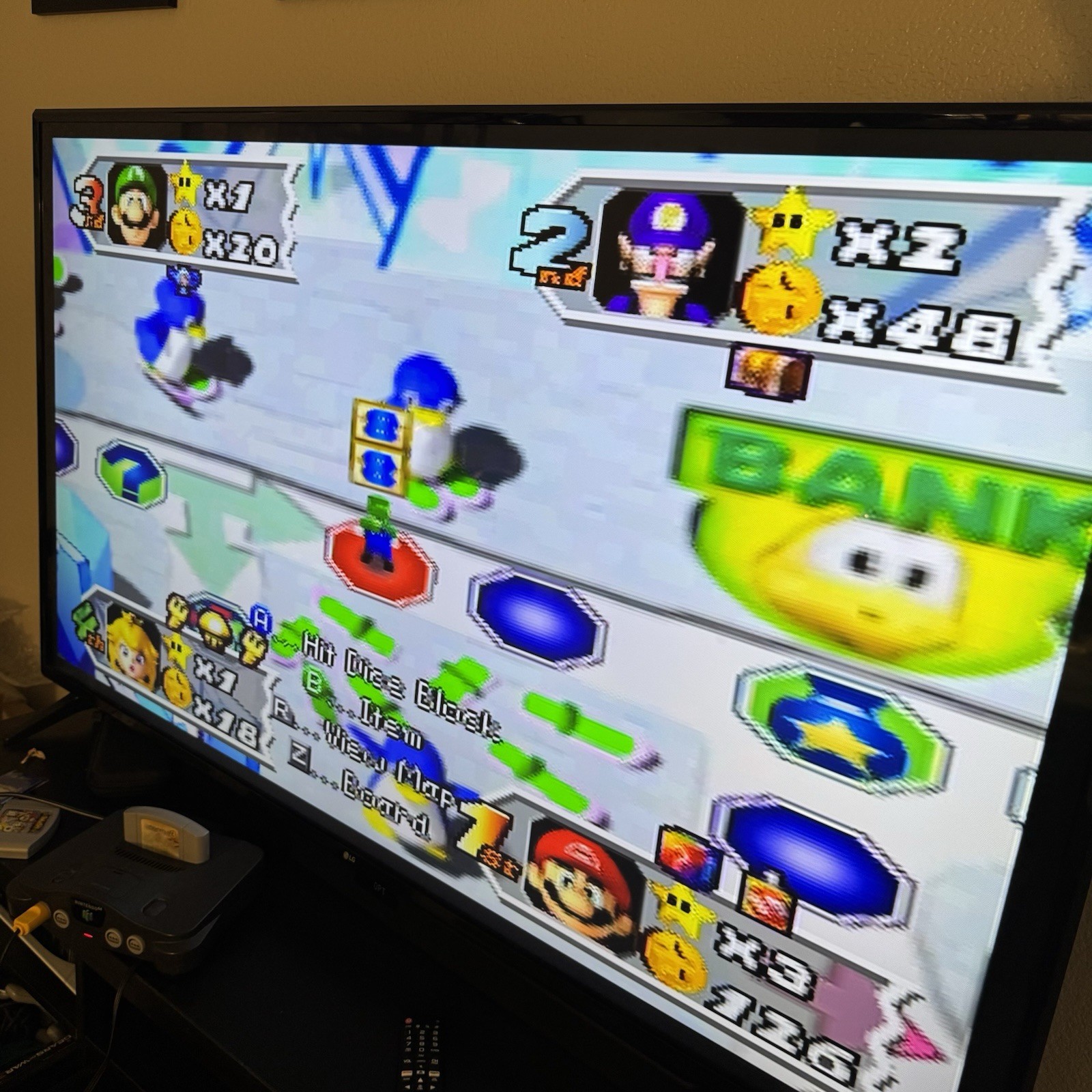 Mario Party 3 Nintendo 64 Authentic Tested Working Repaired PCB Cartridge N64