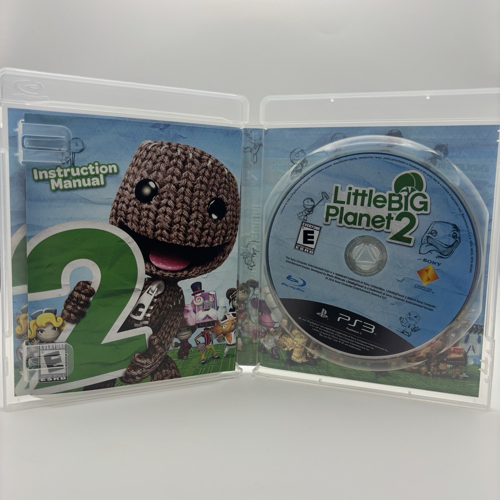 Little Big Planet 2 Collector’s Edition (PS3) Open Box, Plush & Bookends & Game