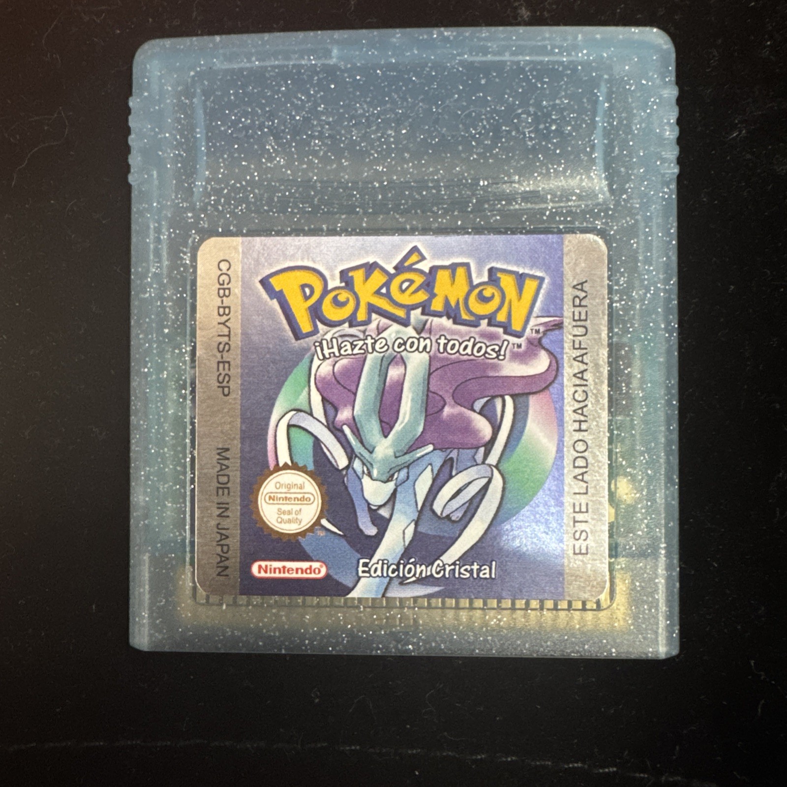 Nintendo Gameboy Color Game Pokemon Crystal Edition *Spain Edition* w/ case