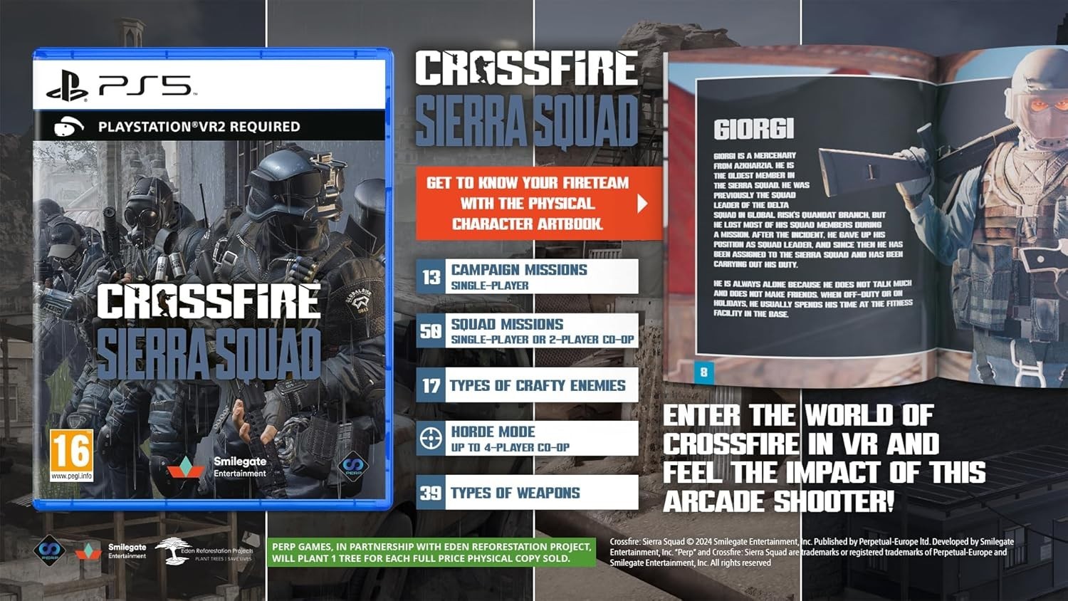 Crossfire Sierra Squad – Playstation 5 VR2 – Brand New