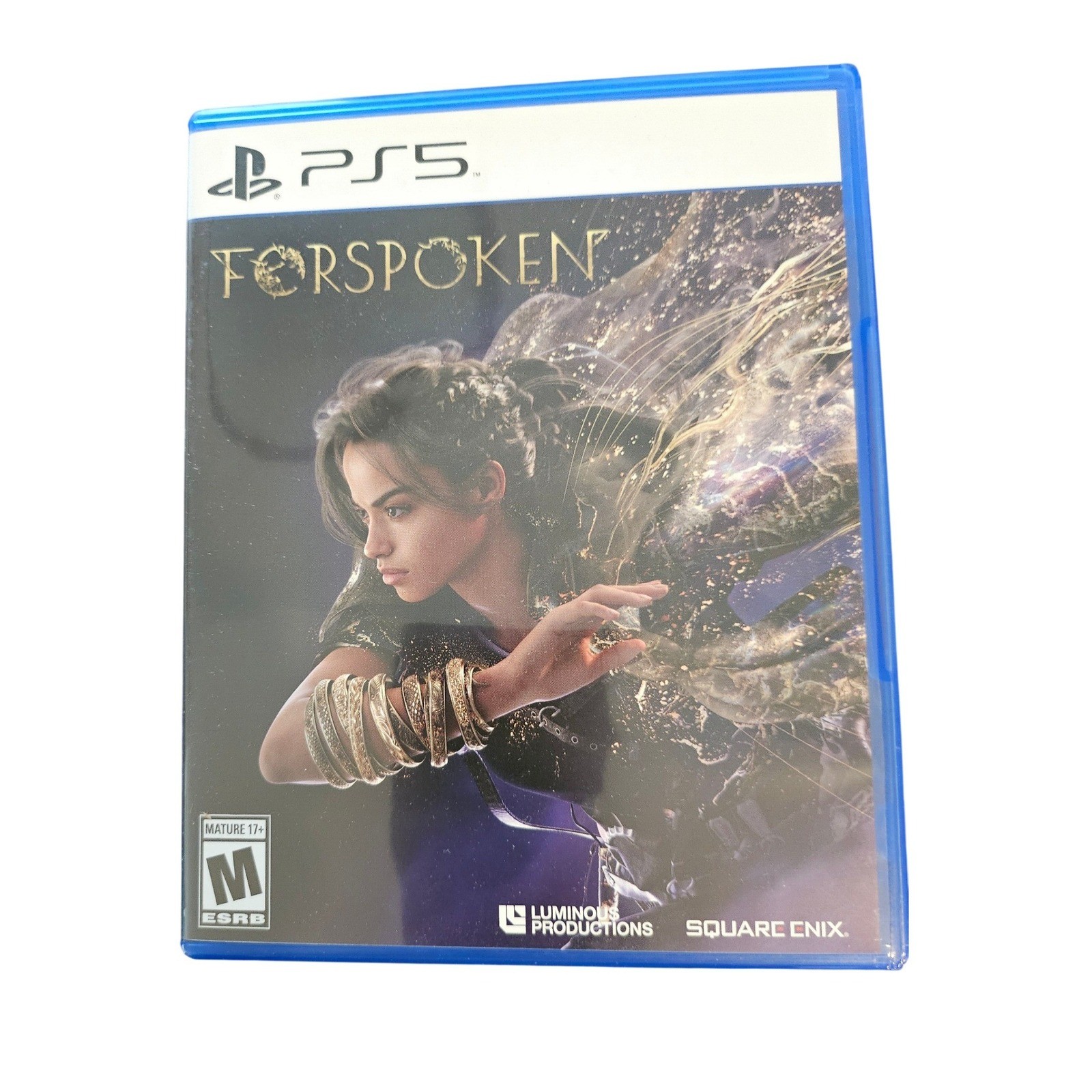 Square Enix Forspoken PlayStation 5 Game PS5 Blue Case Action RPG Magic Parkour