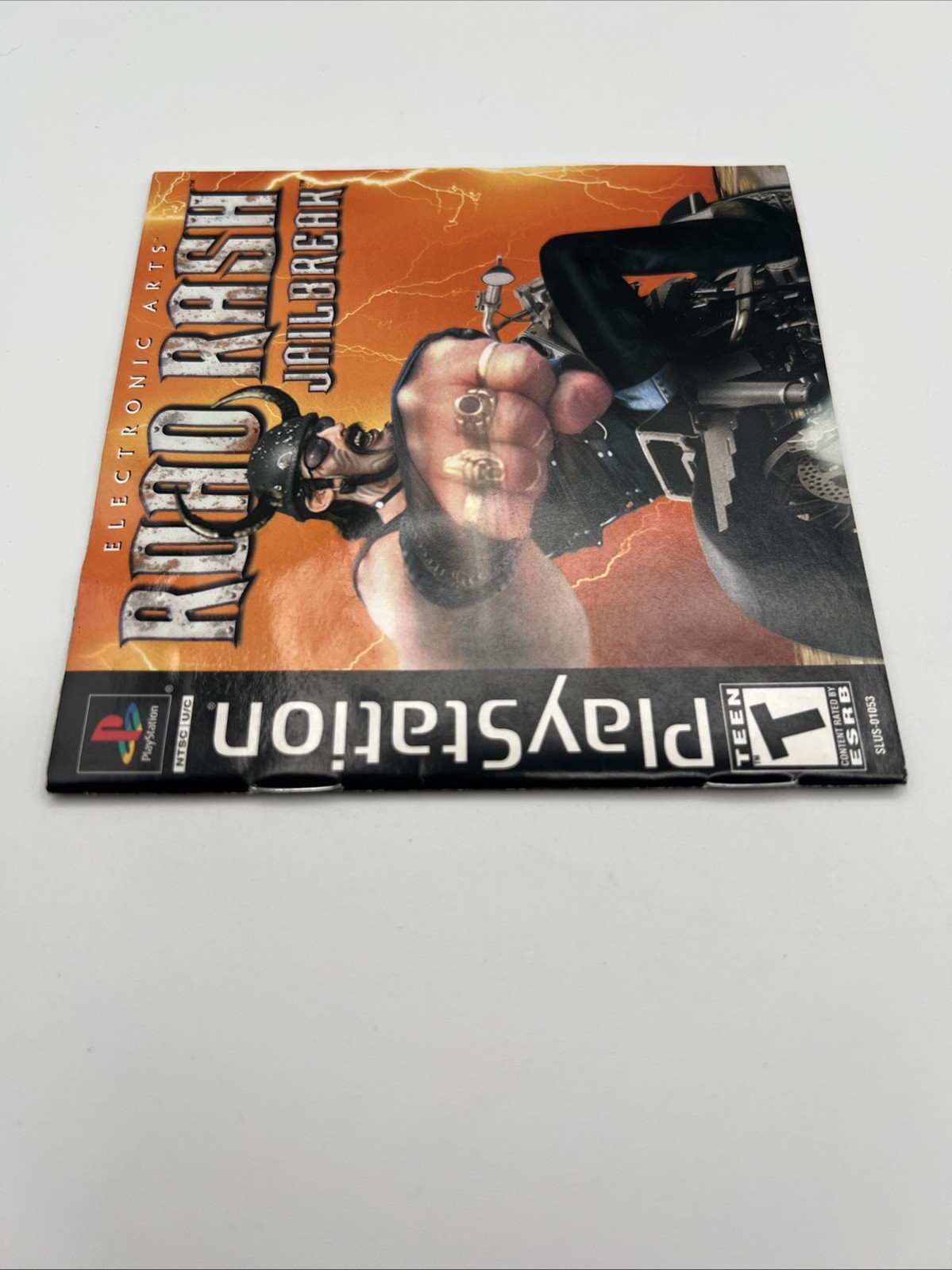 Road Rash: Jailbreak (PS1, 2000) Manual Reg Only Near Mint