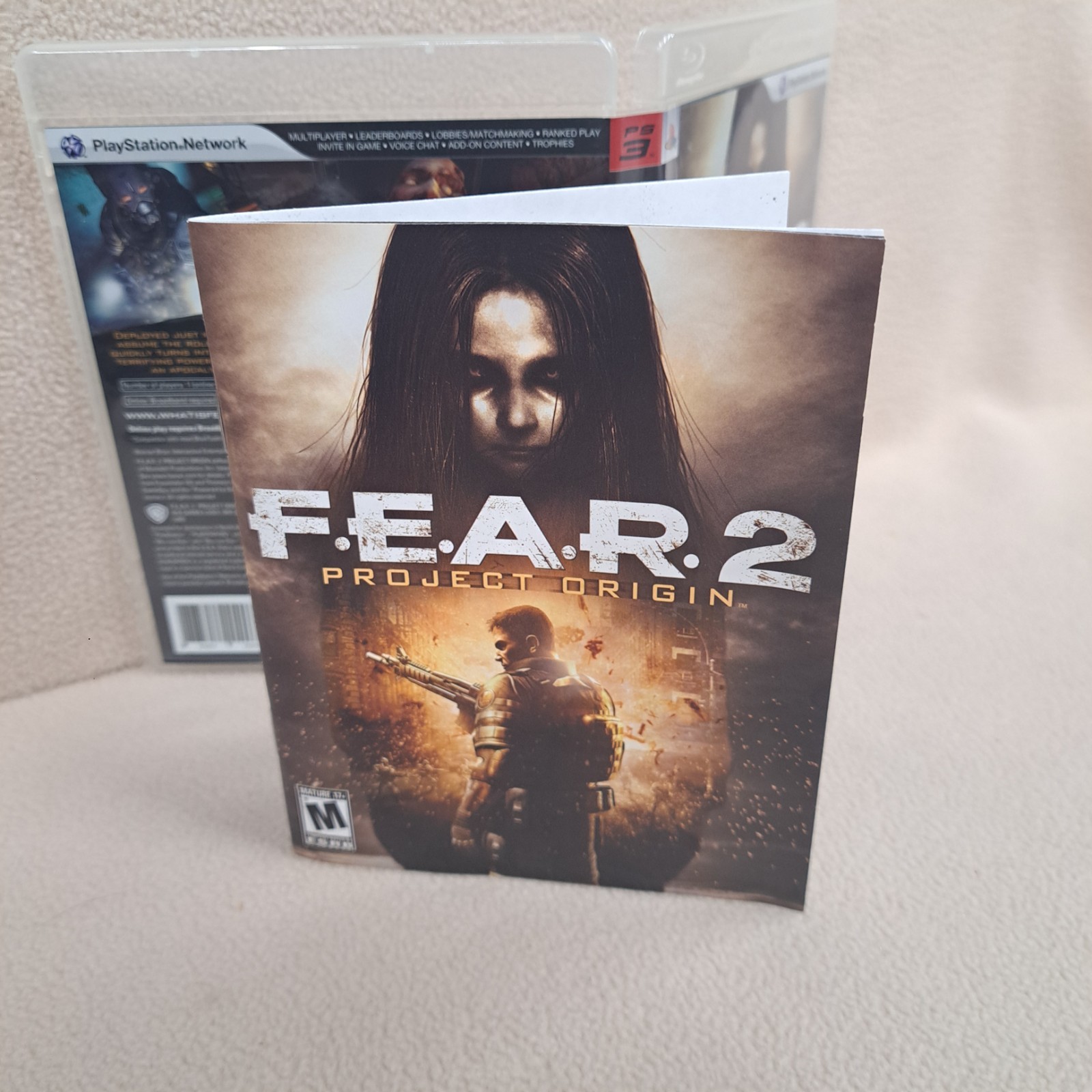 Fear 2: Project Origin PlayStation 3 PS 3 2009 Cleaned Tested FAST SHIPPING!