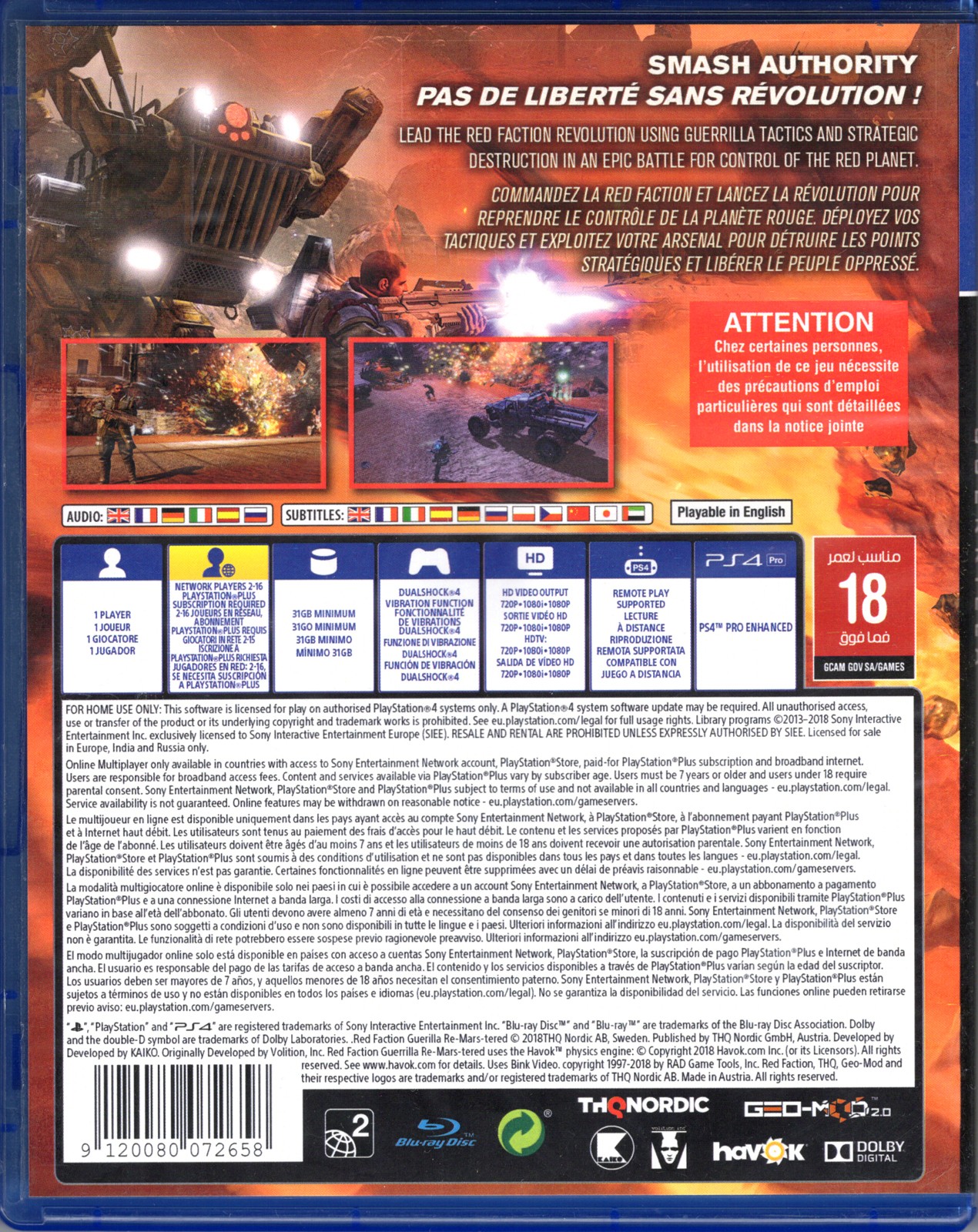 Red Faction: Guerrilla ReMarstered for PlayStation 4™