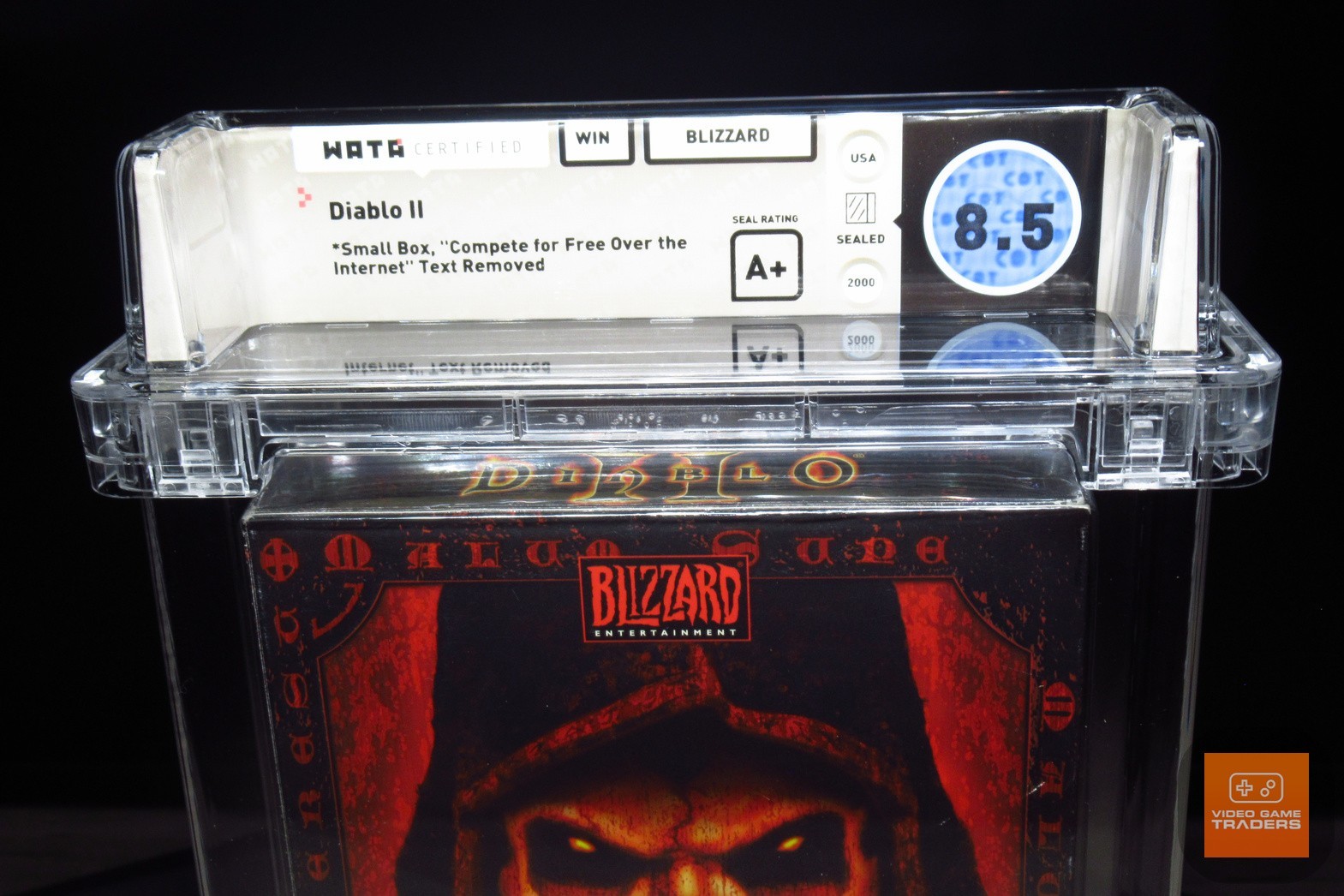 WATA 8.5 A+ – Diablo II 2 SMALL BOX PC 2000 NEW!