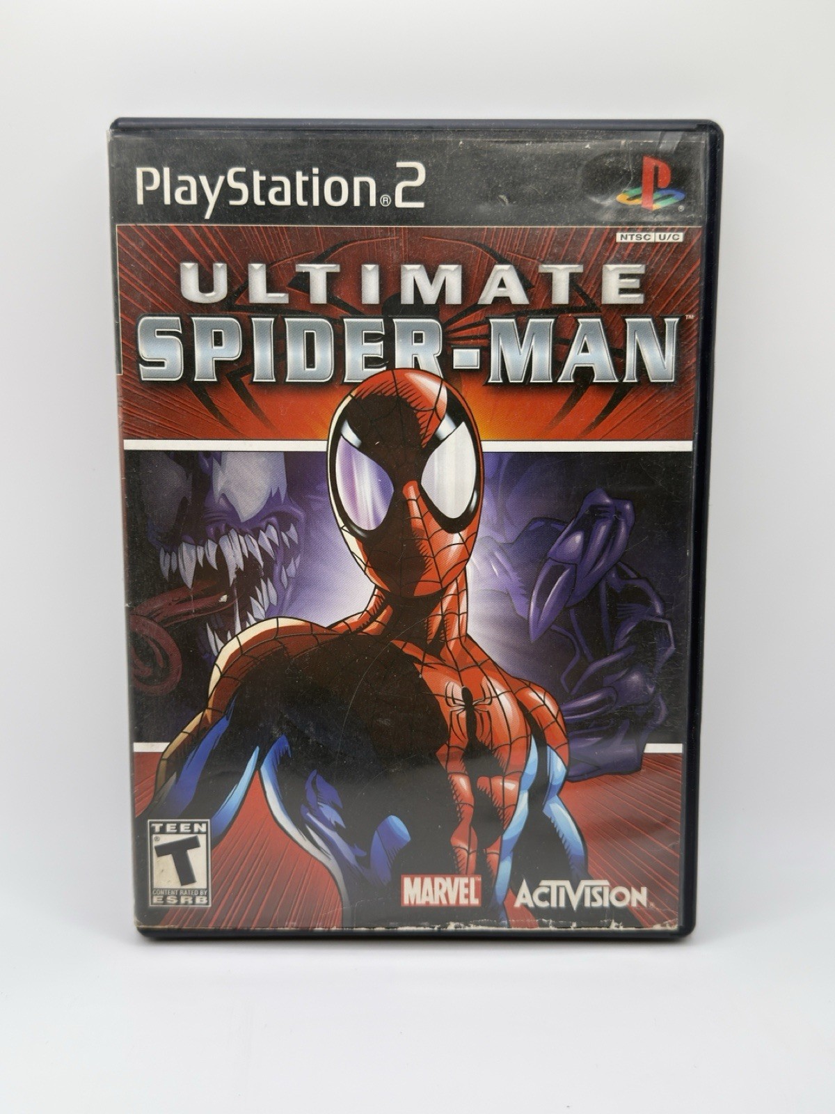 Ultimate Spiderman PS2 Sony PlayStation 2 Case Cover w/Art Only (No Game)