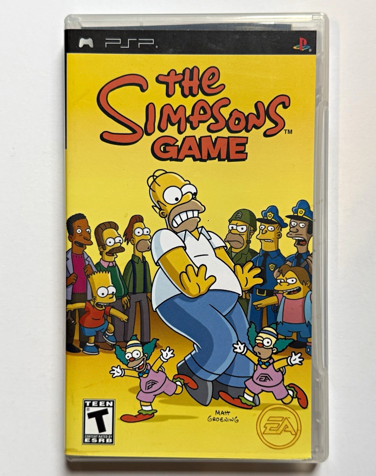 The Simpsons Game Sony PSP 2007 Complete CIB Case Manual UMD Tested