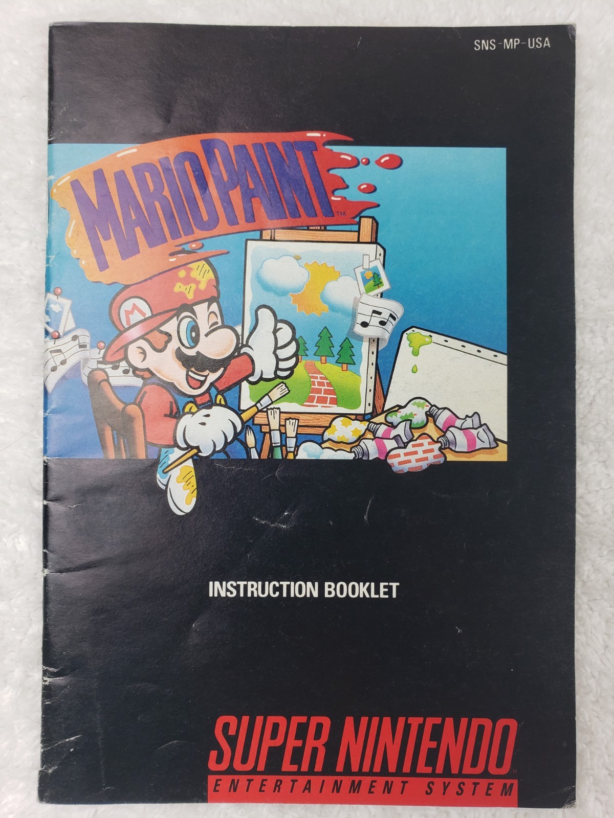 Mario Paint (Super Nintendo Entertainment System, 1992) *MANUAL ONLY*