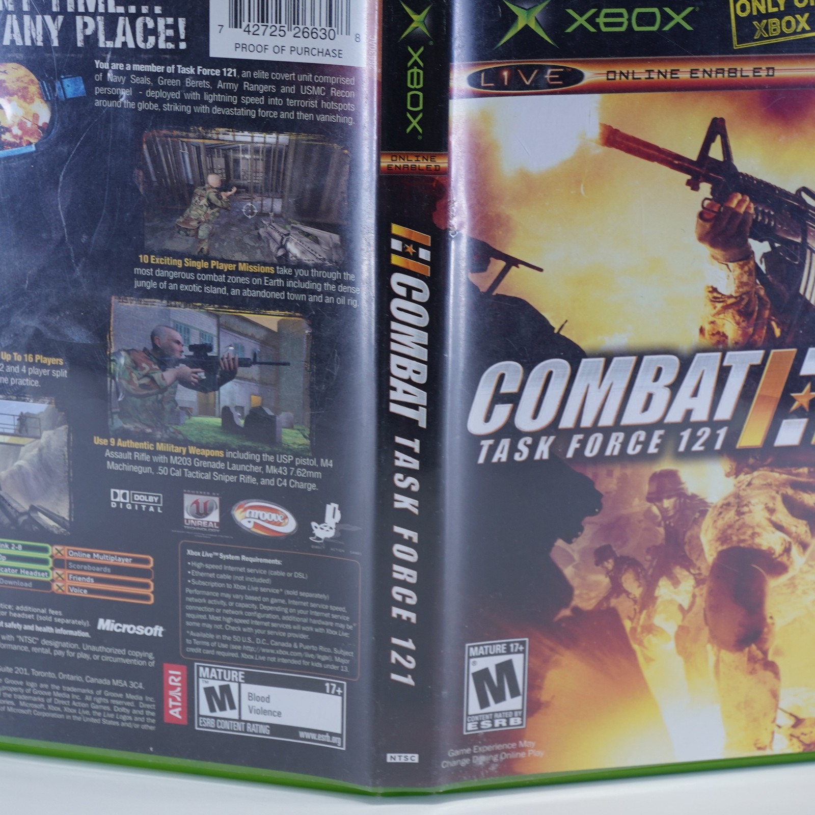 Combat Task Force 121 CIB W/ Manual – Xbox