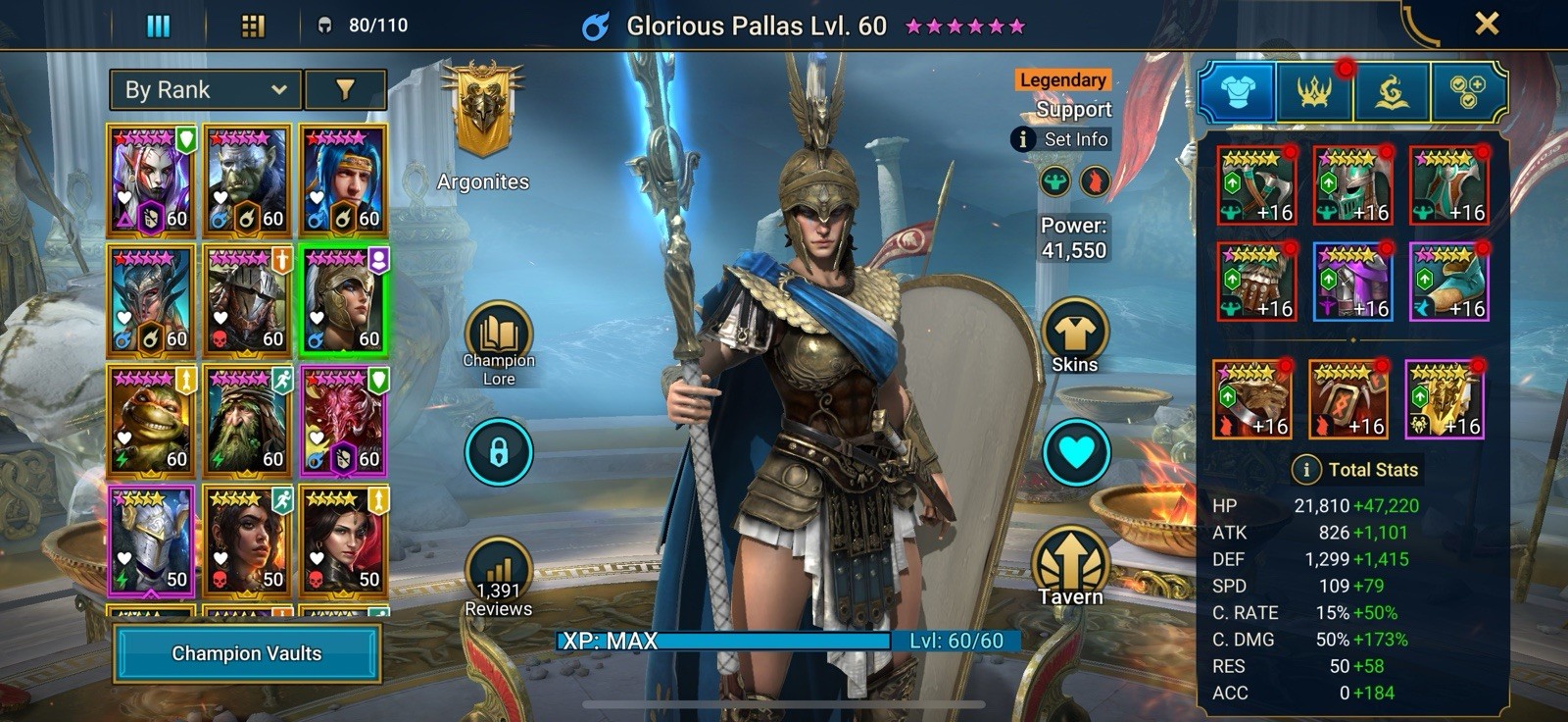 Pallas, Padraig, Fully Booked Ninja – Raid shadow Legends