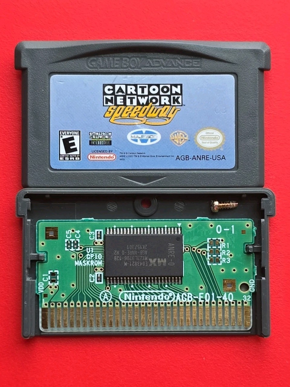 Cartoon Network Speedway Nintendo Game Boy Advance Cleaned Works