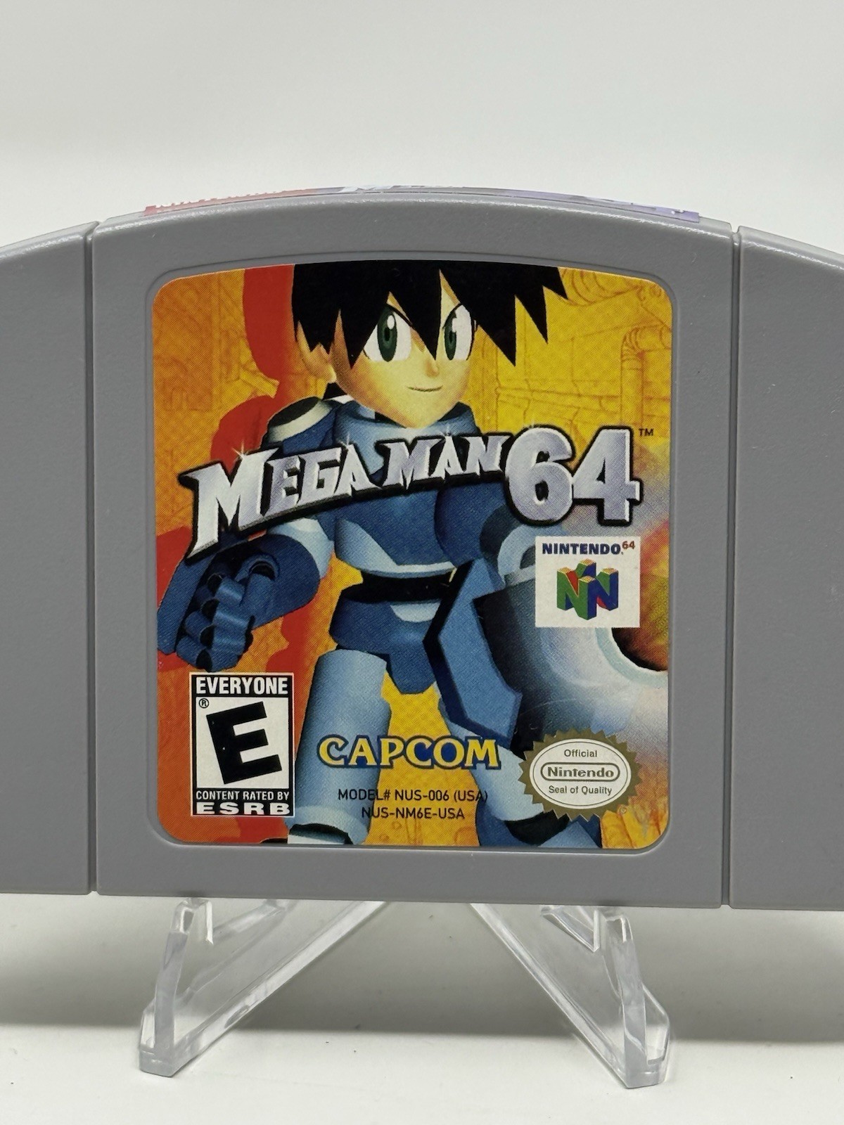 Mega Man 64 Nintendo 64 N64 Authentic Game Cartridge Cleaned Tested Retro Kids