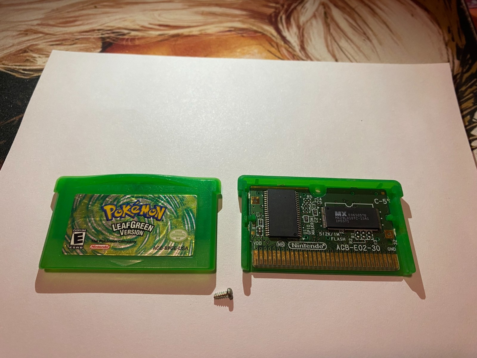 AUTHENTIC Pokémon Leaf Green Nintendo Game Boy Advance GENUINE GBA Pokemon