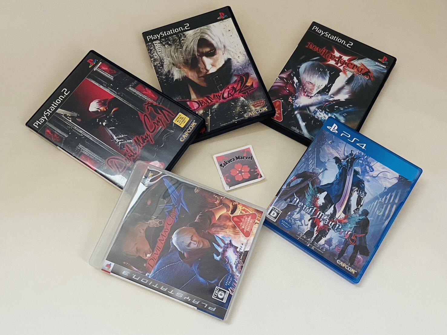 Sony Playstation PS Devil May Cry Series 1 2 3 4 5 Capcom Japanese Game Used JP