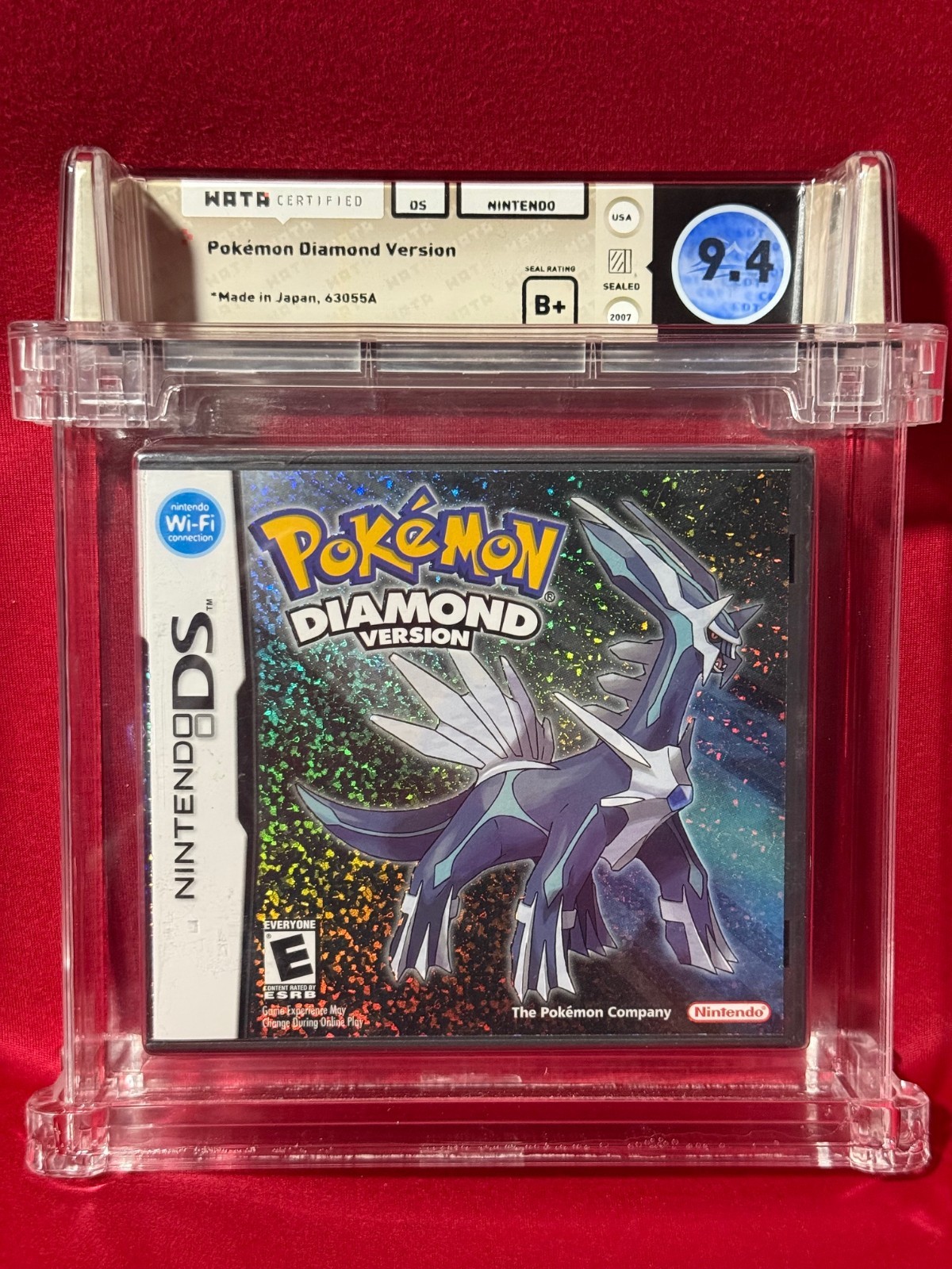 Pokemon Diamond Version Nintendo DS Sealed New WATA 9.4 B+ Graded Game