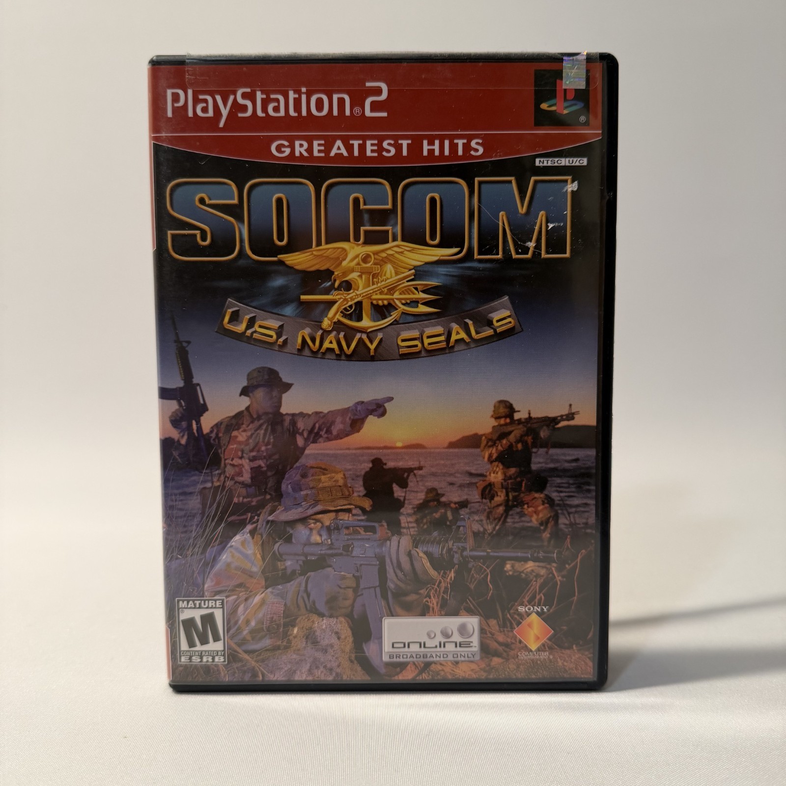 SOCOM US Navy SEALs Sony PlayStation PS2 Tactical Shooter Military Video Game