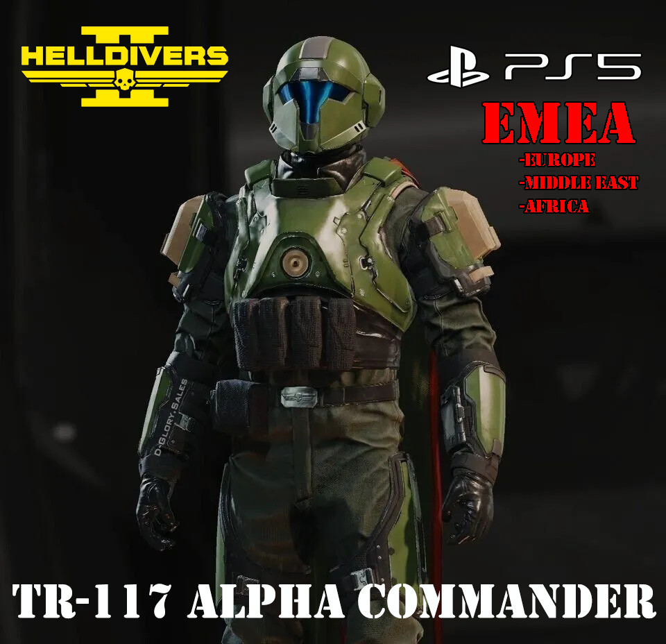 HELLDIVERS 2 TR-117 Alpha Commander Twitch Drops ( STEAM/PS5) US