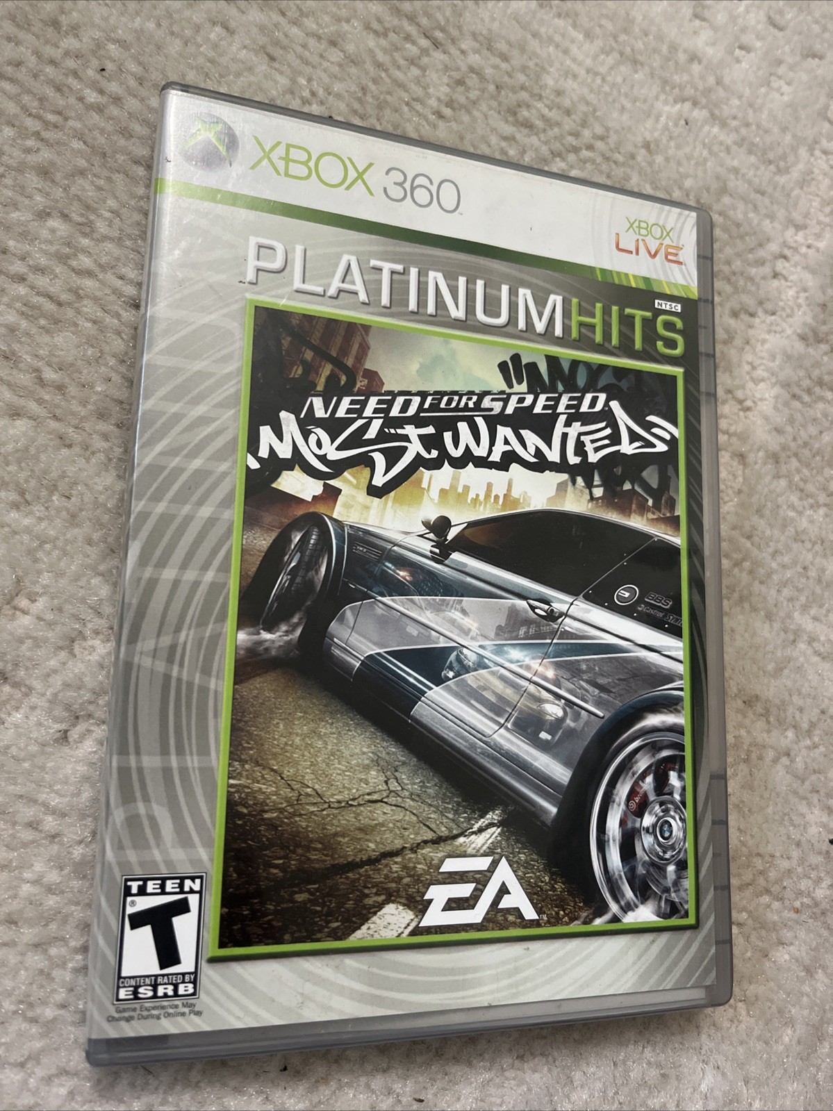 Need for Speed: Most Wanted – Platinum Hits Edition (Xbox 360, 2006) Mint Disc