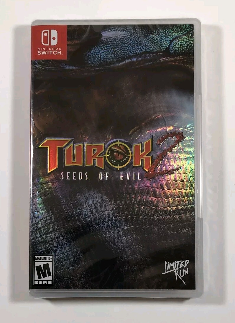 Turok 2 Seeds of Evil (Nintendo Switch) LRG Foil Cover Variant Ships Boxed Today