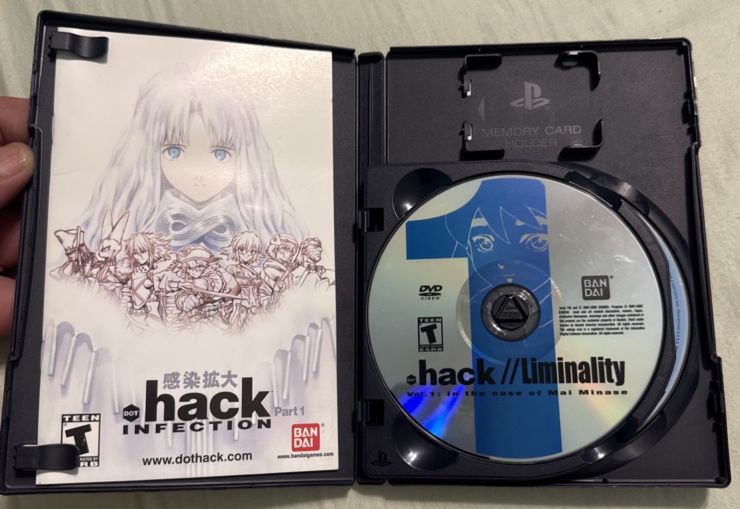 DOT .hack Infection Mutation Outbreak Part 1 2 3 PS2 ALL CIB w/ DVD EUC Tested