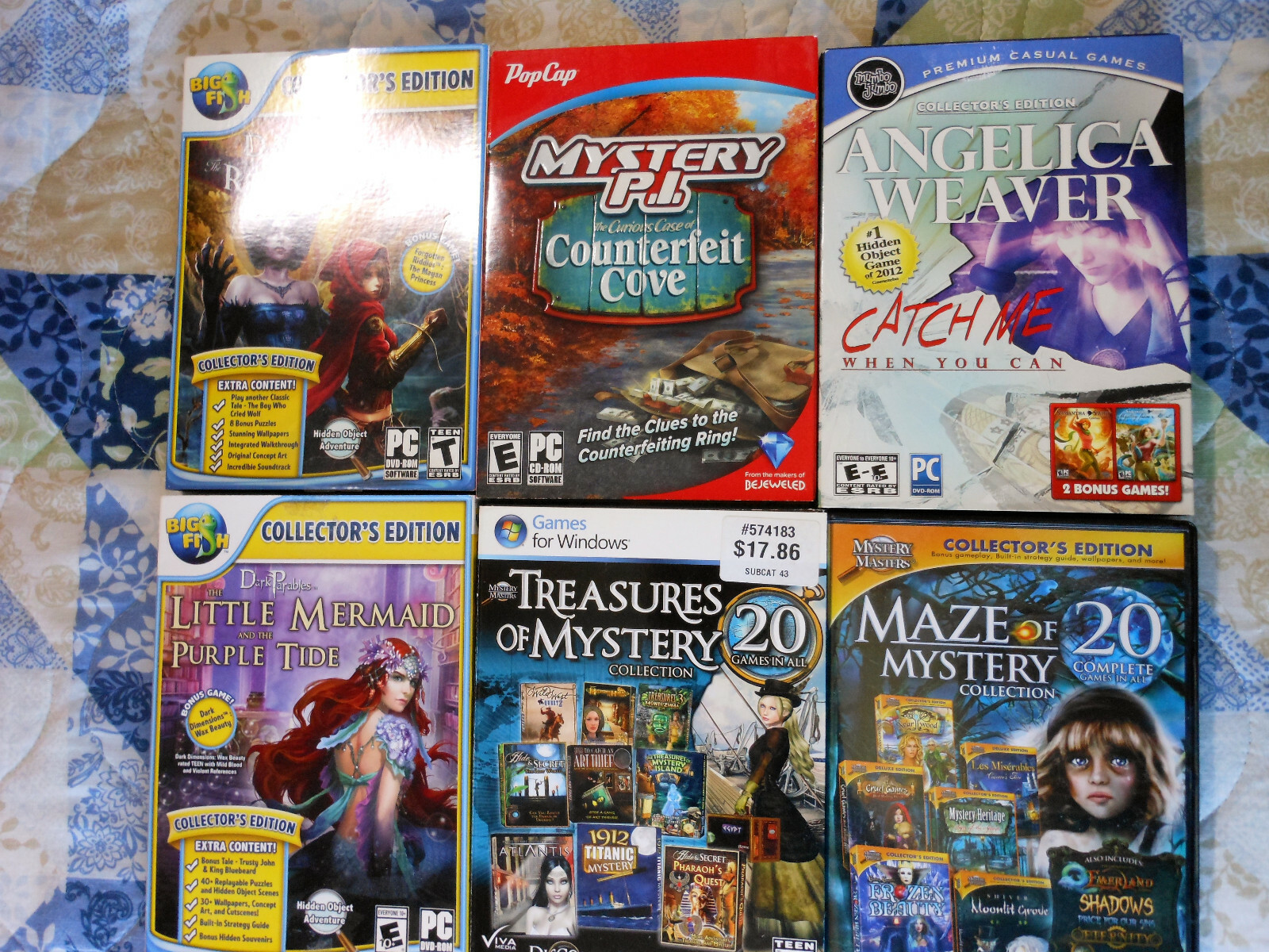 Computer Games.    50 Boxed Discs (over 200 games)