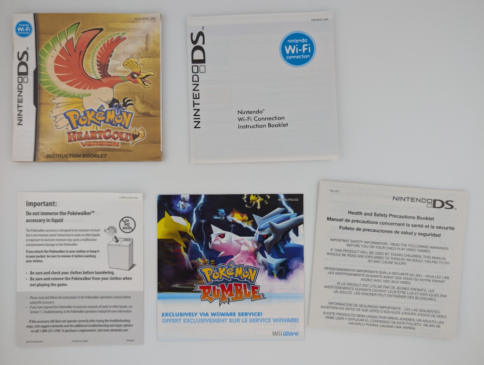 Nintendo DS Pokémon HeartGold Version Pokéwalker CIB Authentic