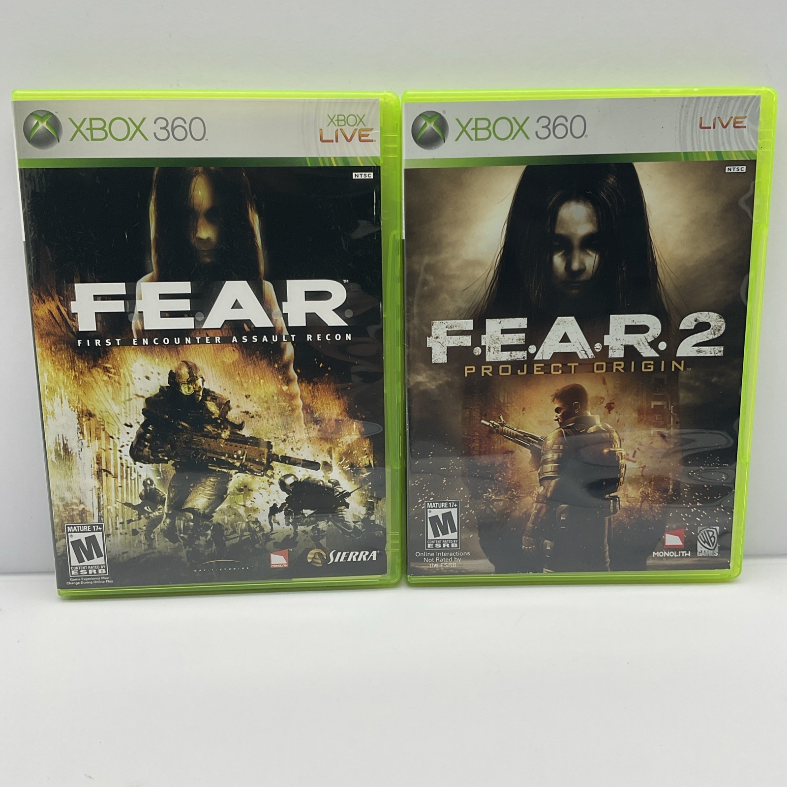 Refurbished Lot Of F.E.A.R. Games (Xbox 360) Tested & Working|1 YR Warranty