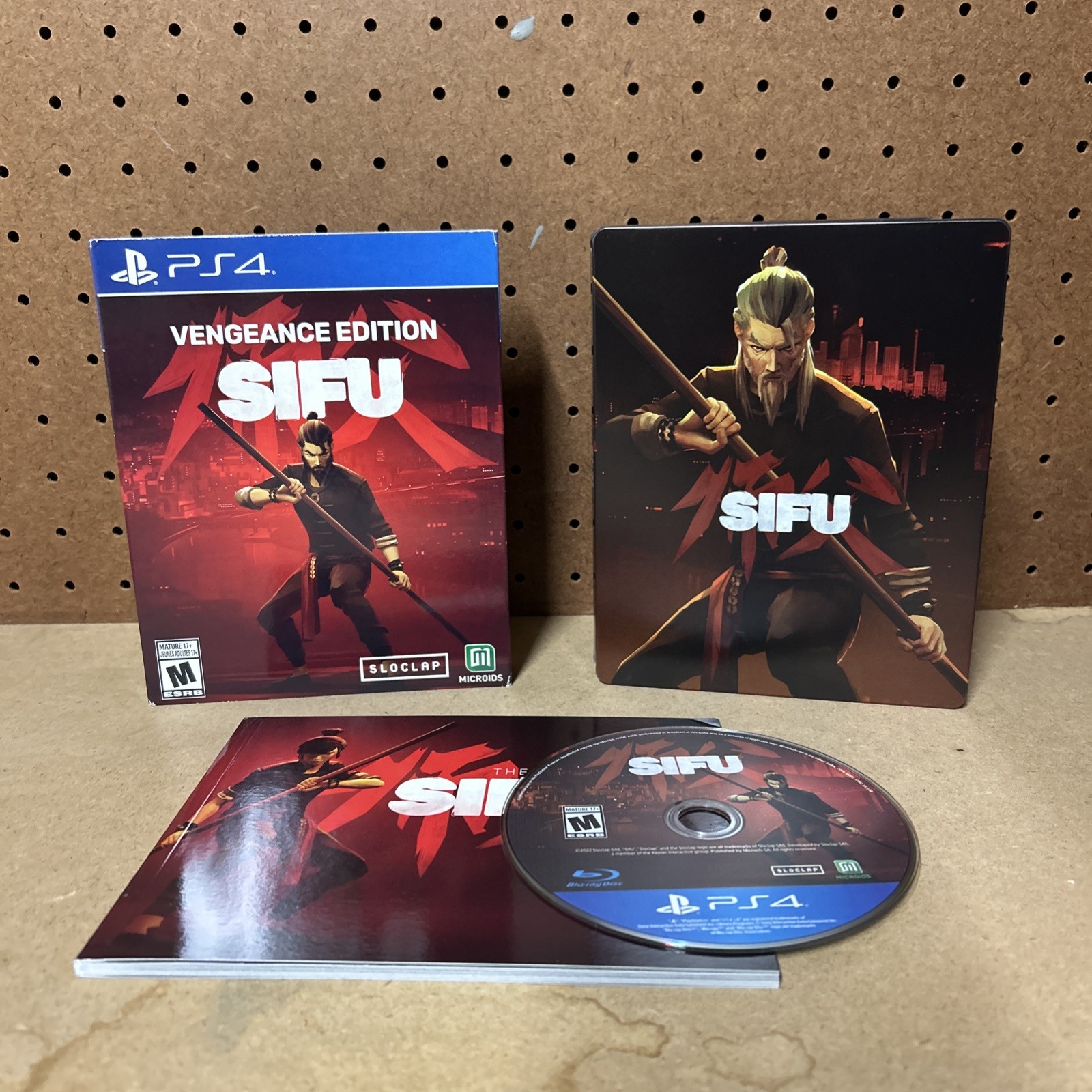Sifu Vengeance Edition (Sony PlayStation 4, 2022) Steelbook – Tested!