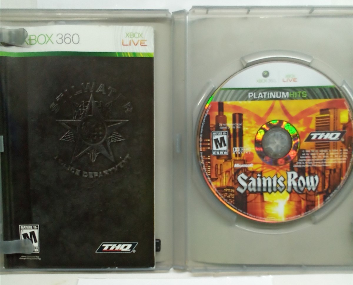 Saints Row (Xbox 360, 2006) Complete Tested Working – Free Ship