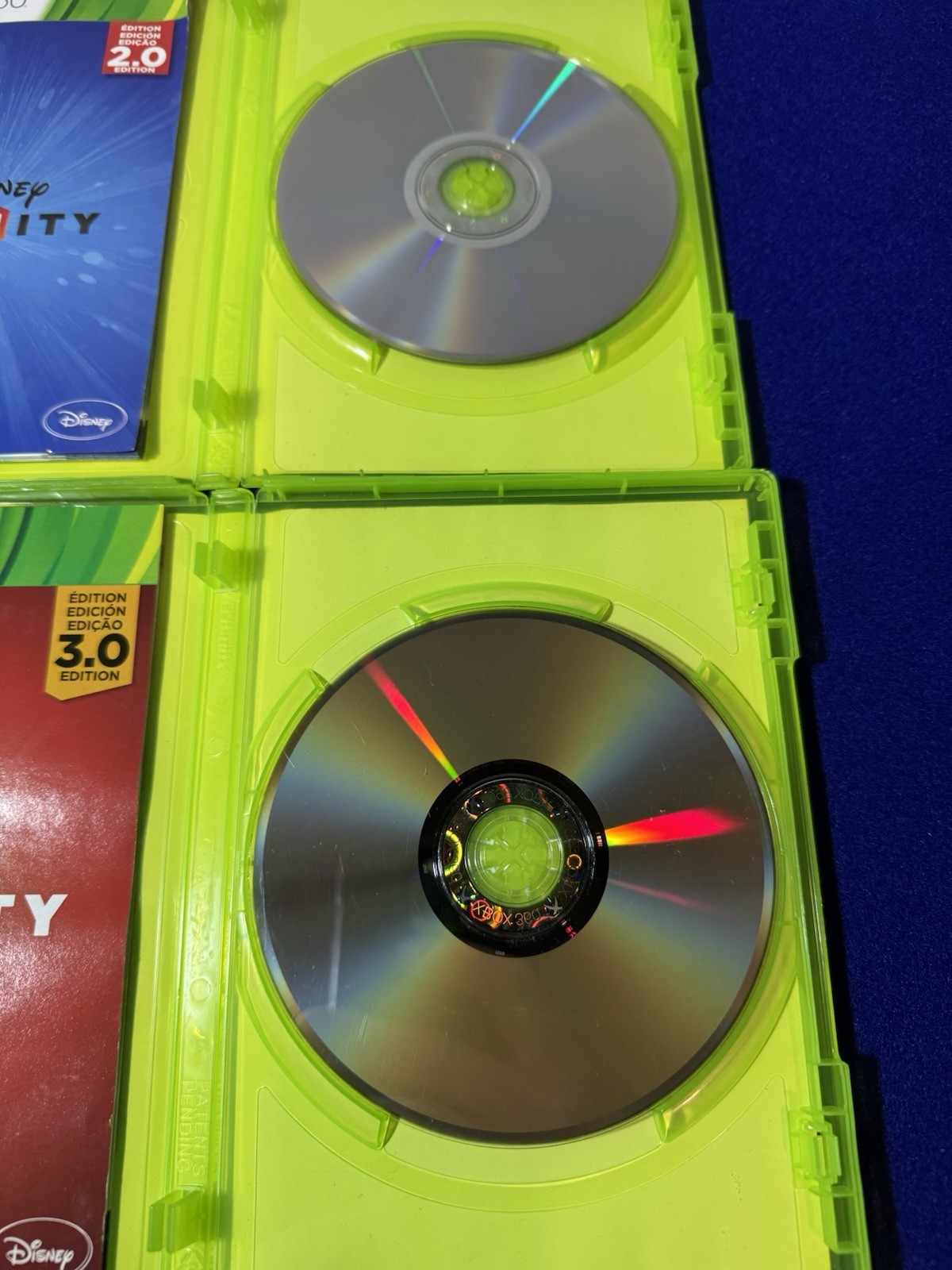 Microsoft Xbox 360 Disney Infinity Lot- 2.0 & 3.0 CIB w USB Portal Base Pad