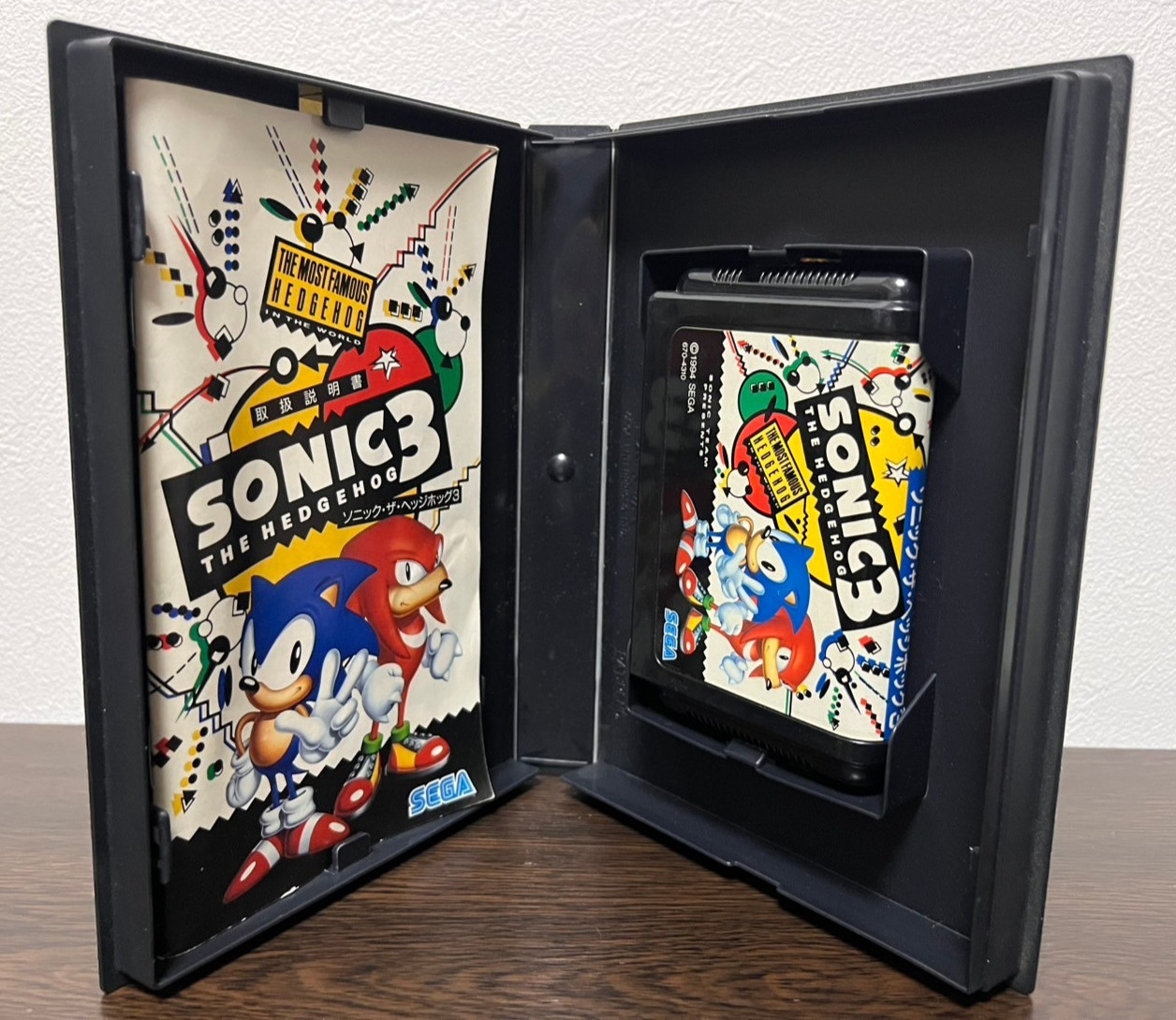 Sonic The Hedgehog 1 2 3 Boxed SEGA Mega Drive MD Genesis Japanese Tested Rare