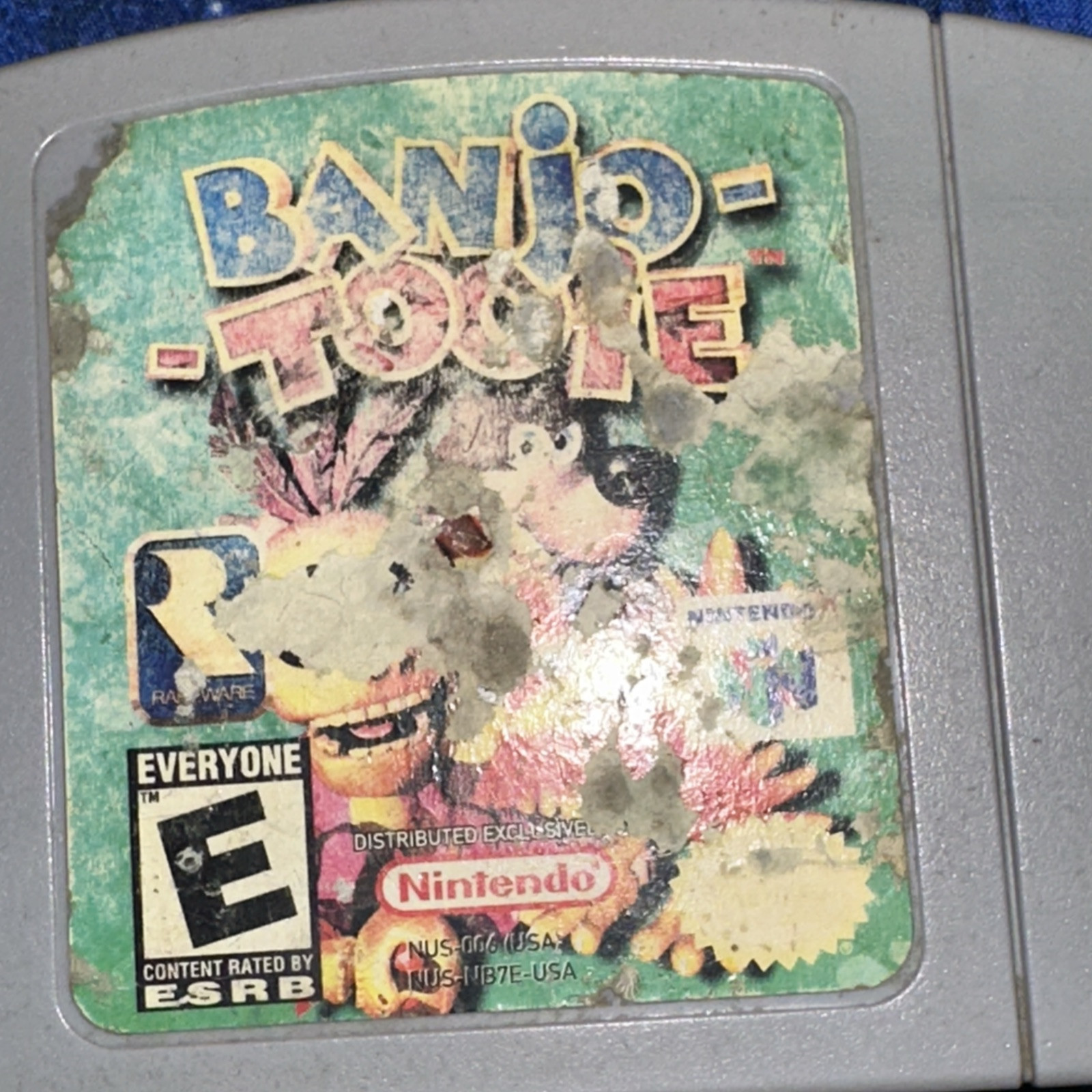 Banjo-Tooie N64 Game Authentic Tested Works see condition issue in photos