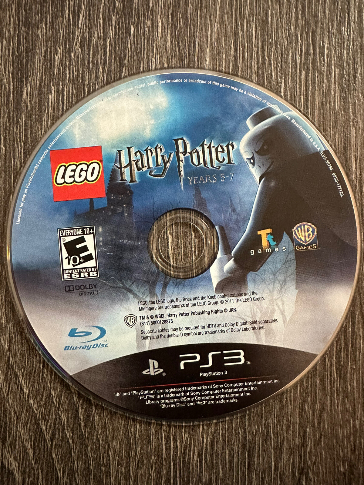 LEGO Harry Potter: Years 5-7 (Sony PlayStation 3, 2011) Disc Only