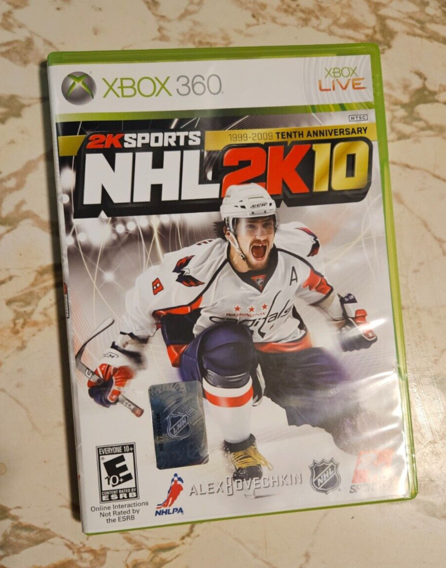 NHL 2K10 Xbox 360 With Manual Signed by Alex Ovechkin – New