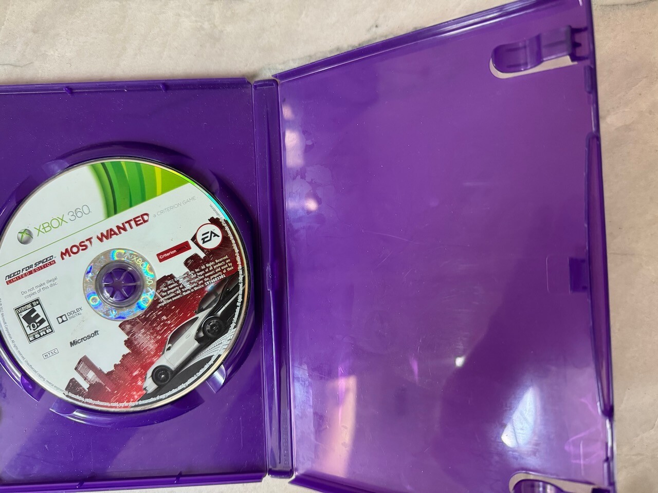 Need for Speed: Most Wanted Platinum Hits Xbox 360 – Game Disc Only