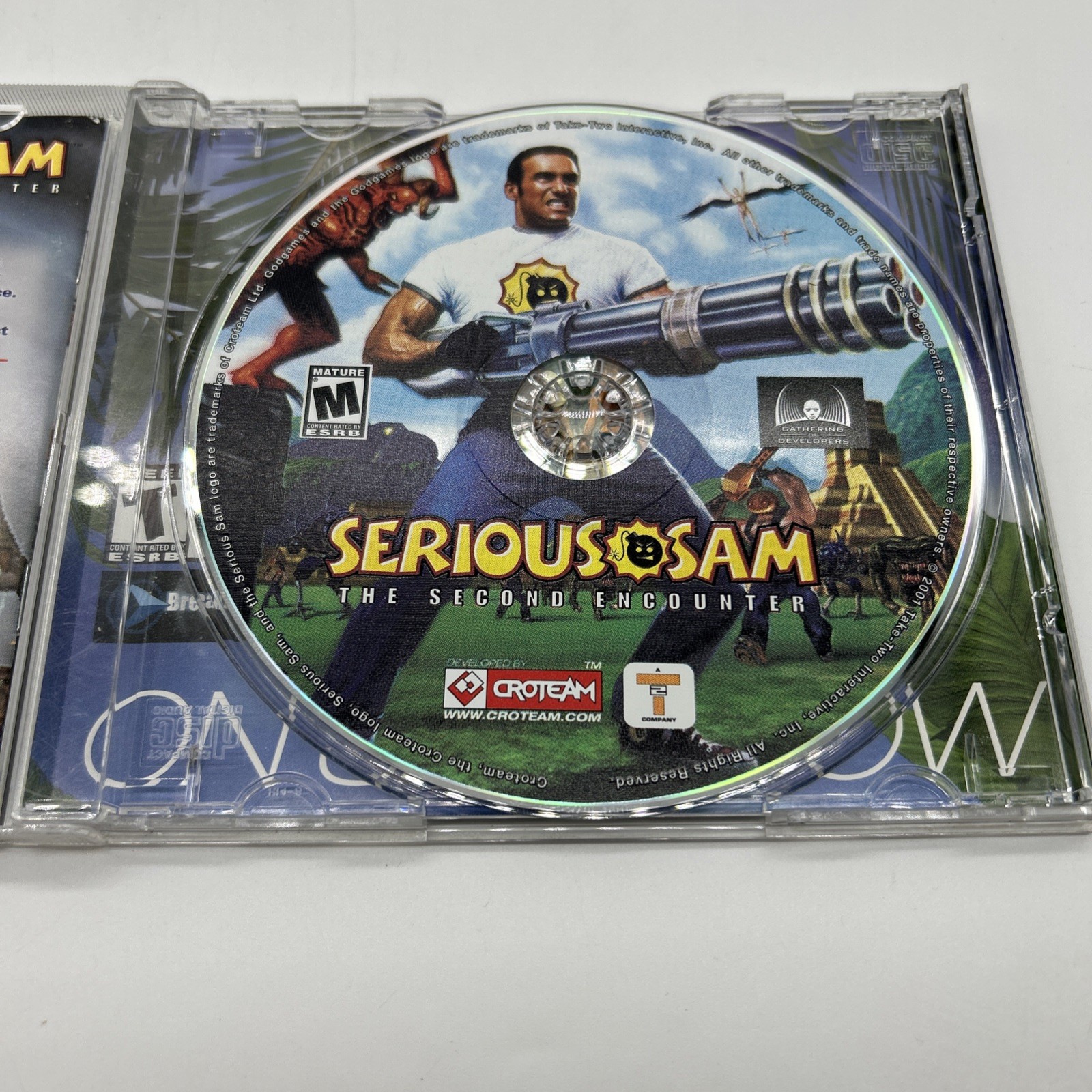 Serious Sam Second Encounter COMPLETE Windows PC CD-Rom Video Games Sci-Fi