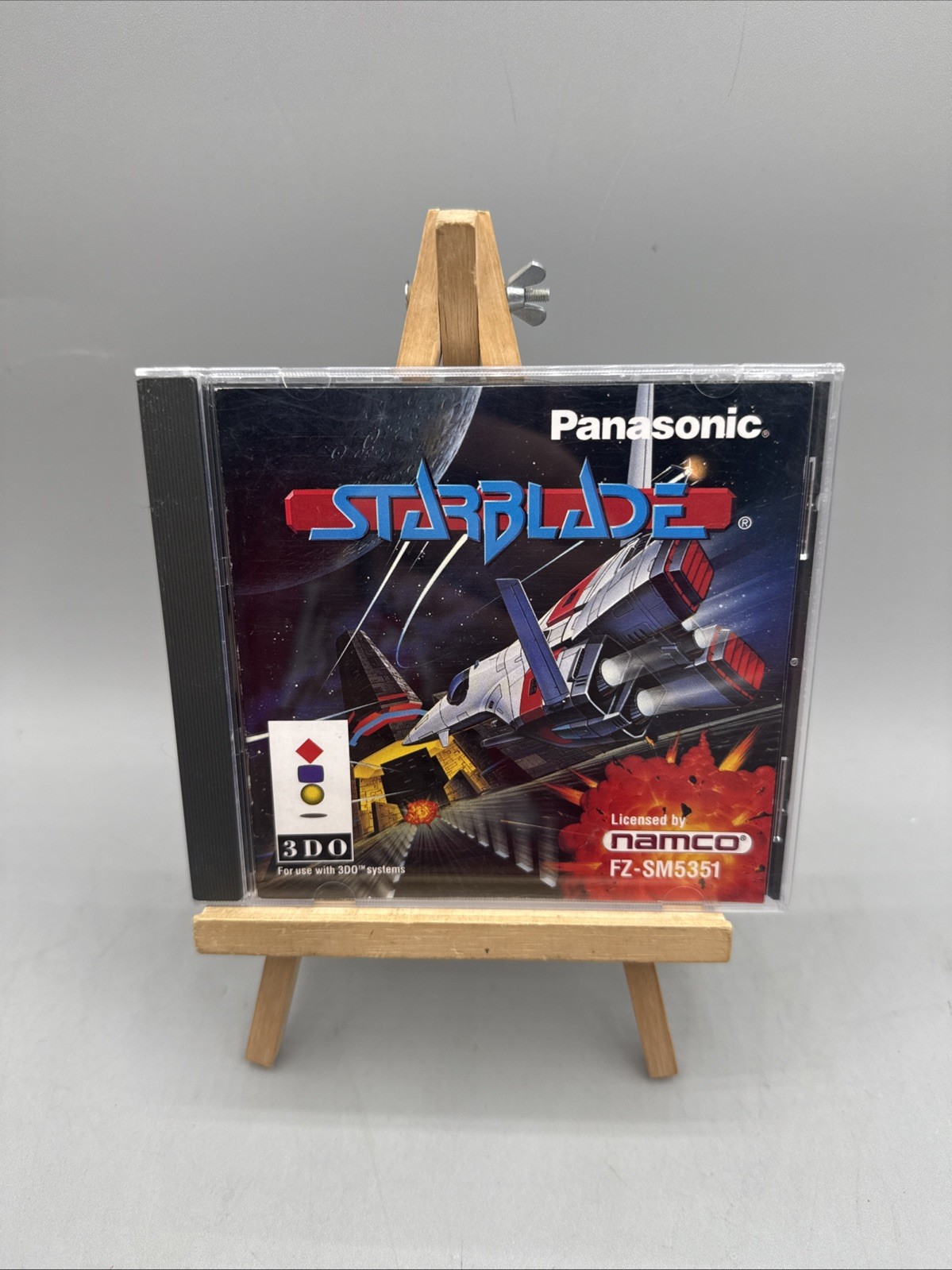 Panasonic 3DO Star Blade Authentic With Case And Manual Free Fast Shipping
