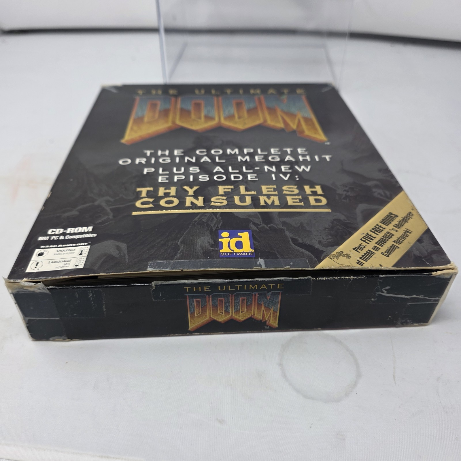 The Ultimate Doom PC Big Box 1995 CIB Complete w/ Poster Receipt Strategy Guide