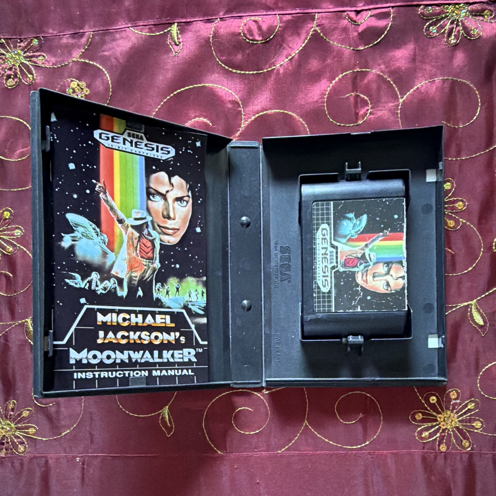Michael Jackson’s Moonwalker (1990, Sega Genesis) CIB w/ Manual, NTSC-U/C